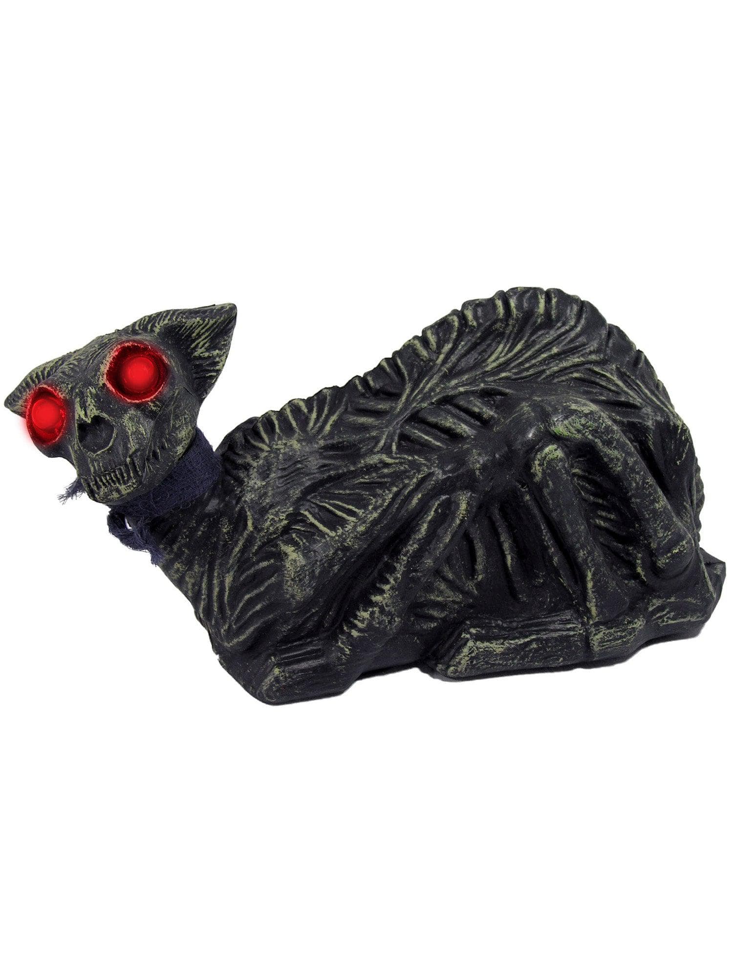 15-inch Spooky Cat Skeleton Decoration