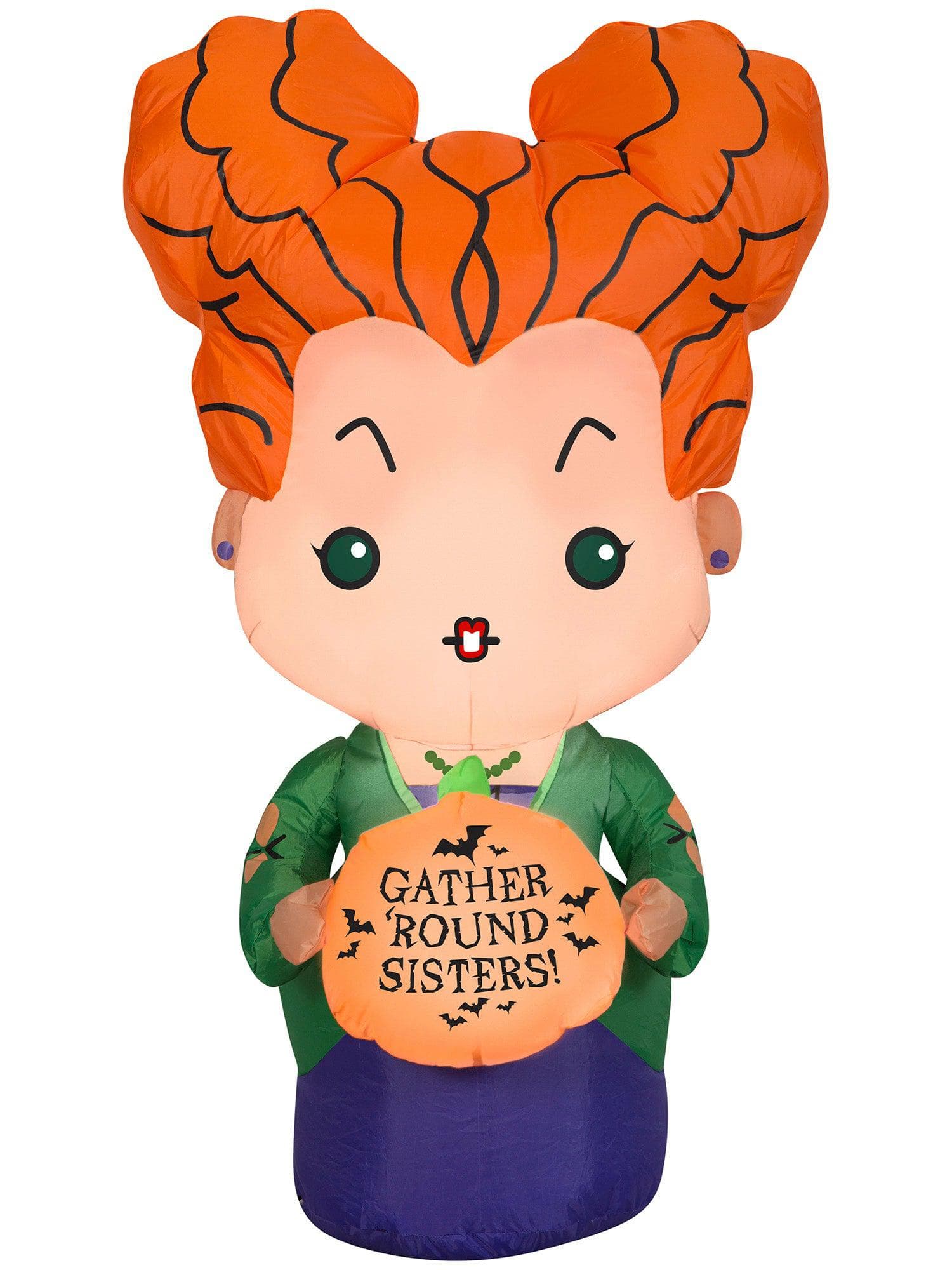 3.5 Foot Hocus Pocus Winifred Sanderson Light Up Halloween Inflatable Lawn Decor