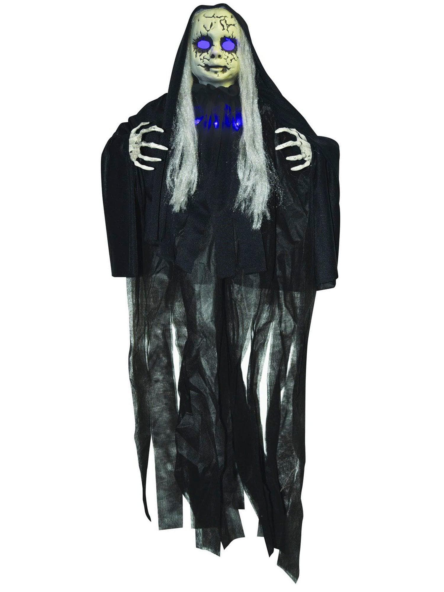 3.5 Foot Purple Haunted Light Up Doll Hanging Prop