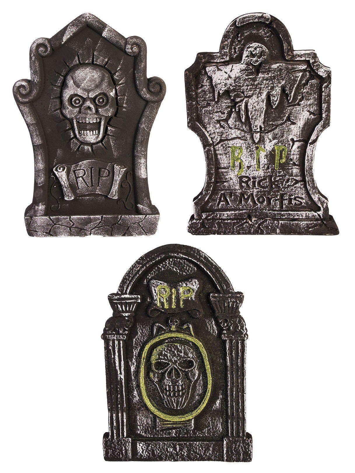 3 Piece RIP Tombstone Assortment
