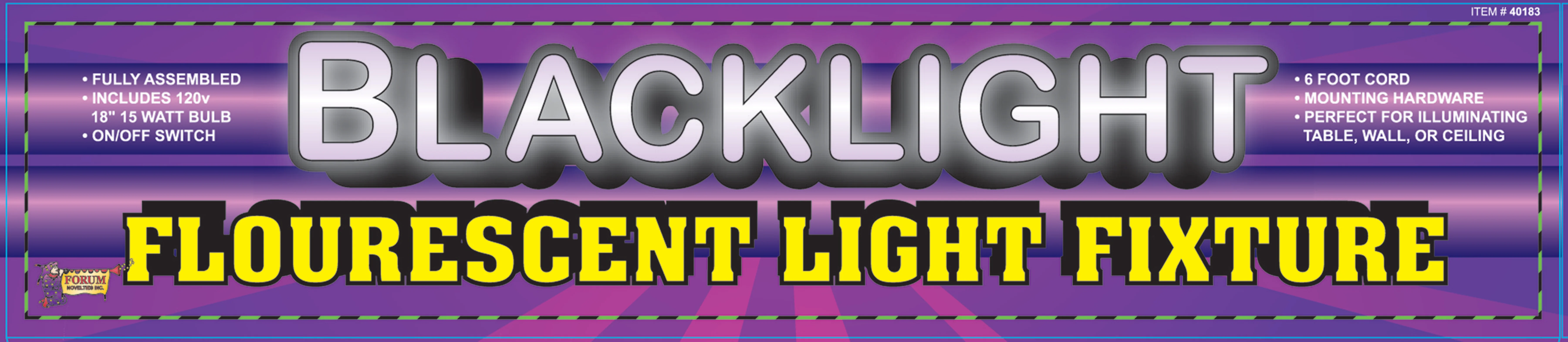 48-inch Blacklight Fixture with Bulb - Image 2