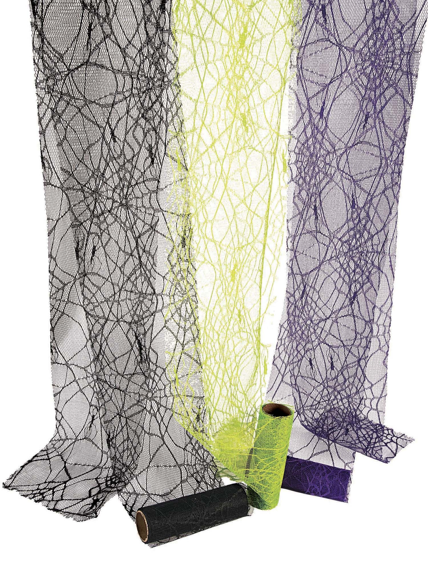 5 Yards Green Tulle Spider Web Decoration