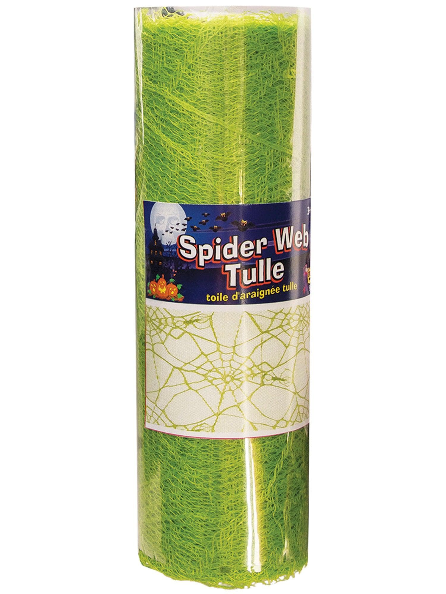 5 Yards Green Tulle Spider Web Decoration - Image 3