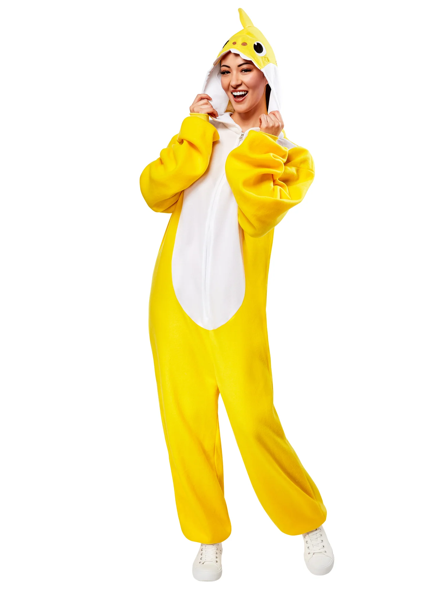 Adult Baby Shark Zipsters Costume - Image 3