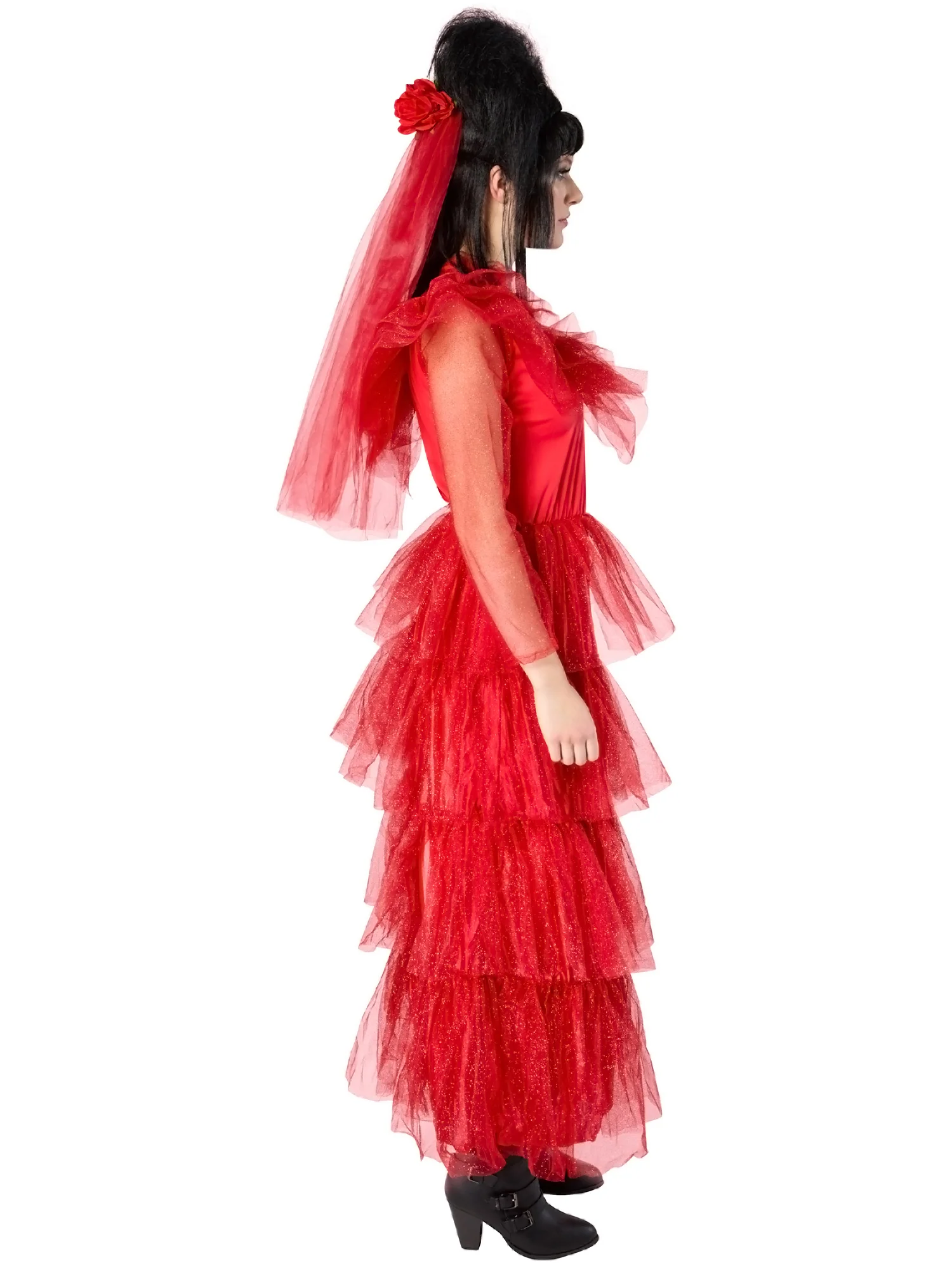Women's Beetlejuice Lydia Deets Wedding Dress Costume - Image 2