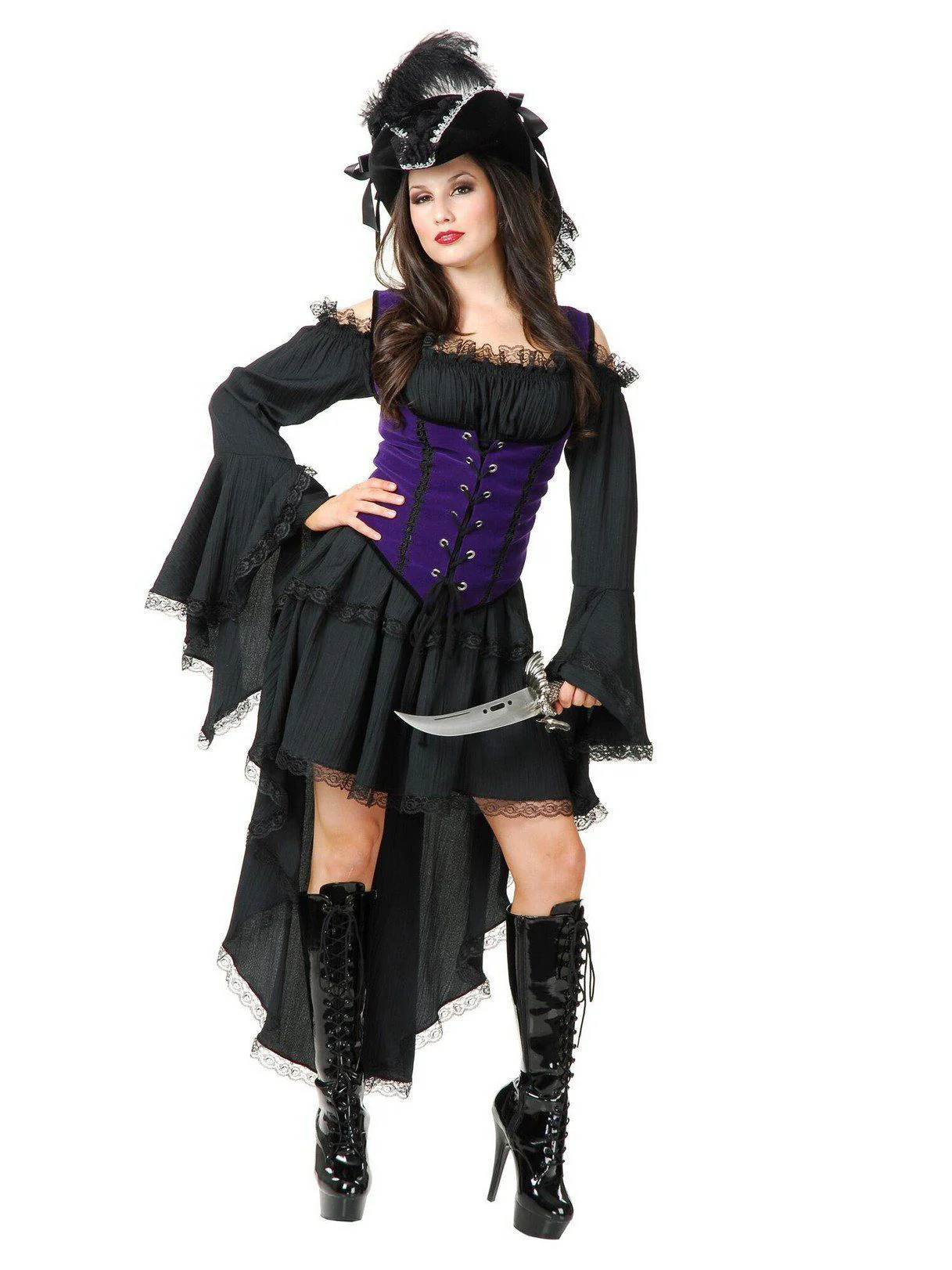 Adult Black Pearl Pirate Lady Costume