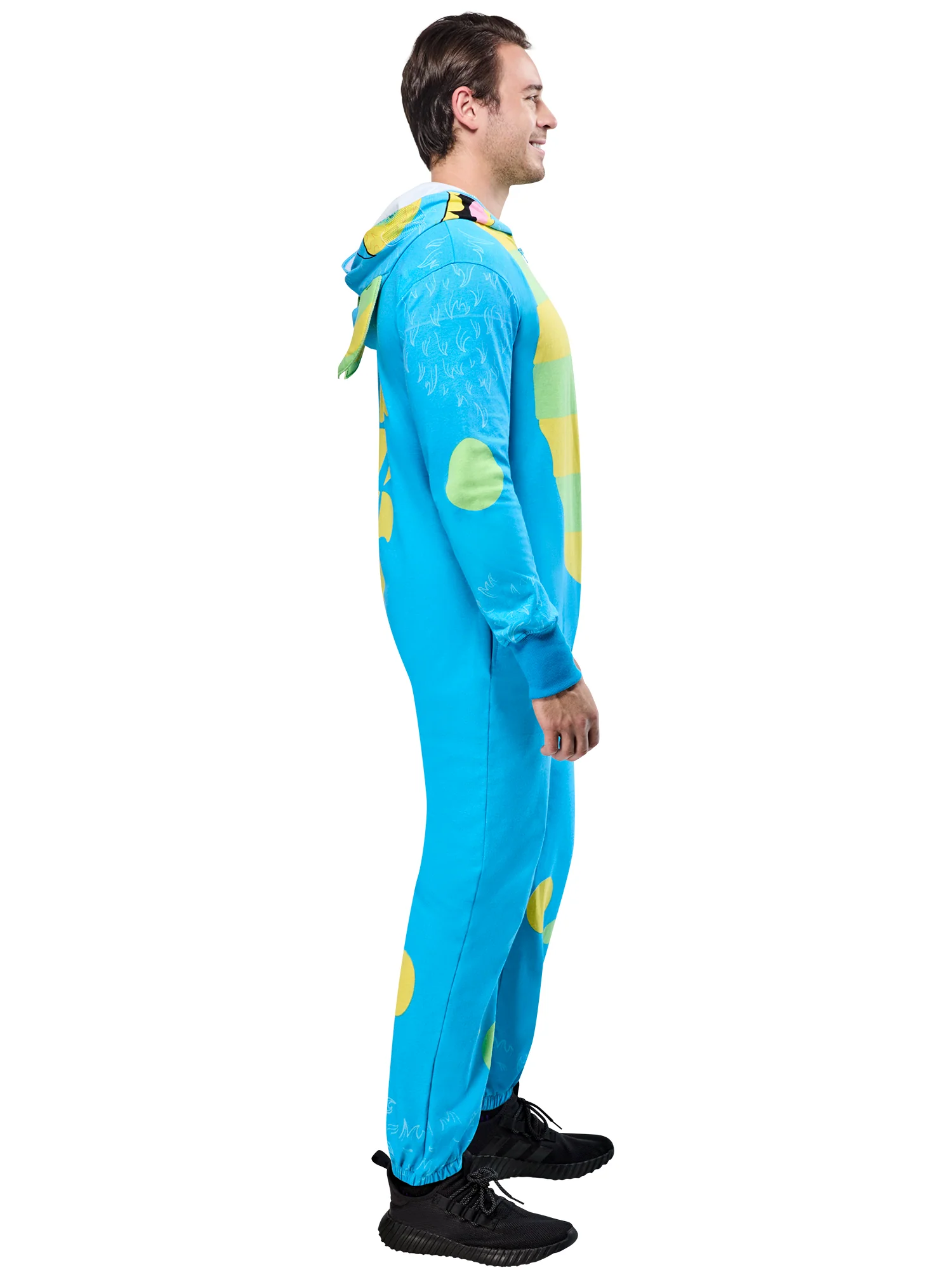 Adult Blue Monster Zipsters Hooded Costume - Image 2