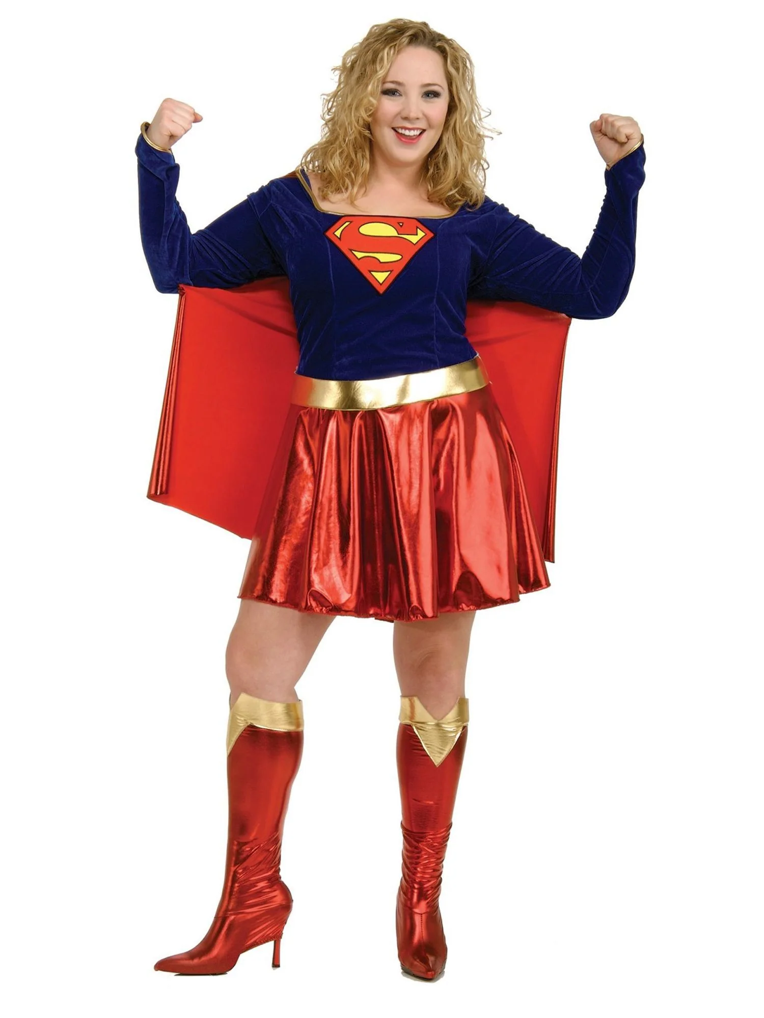 Women's Plus Size DC Comics Supergirl Costume