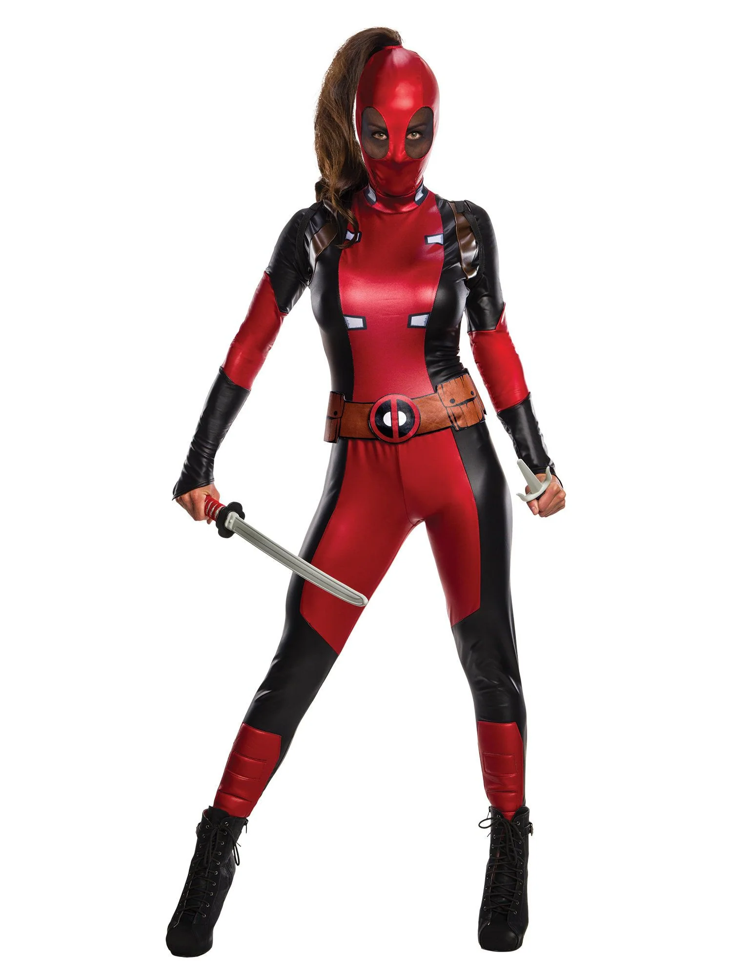 Women's Marvel Deadpool Costume - Image 2