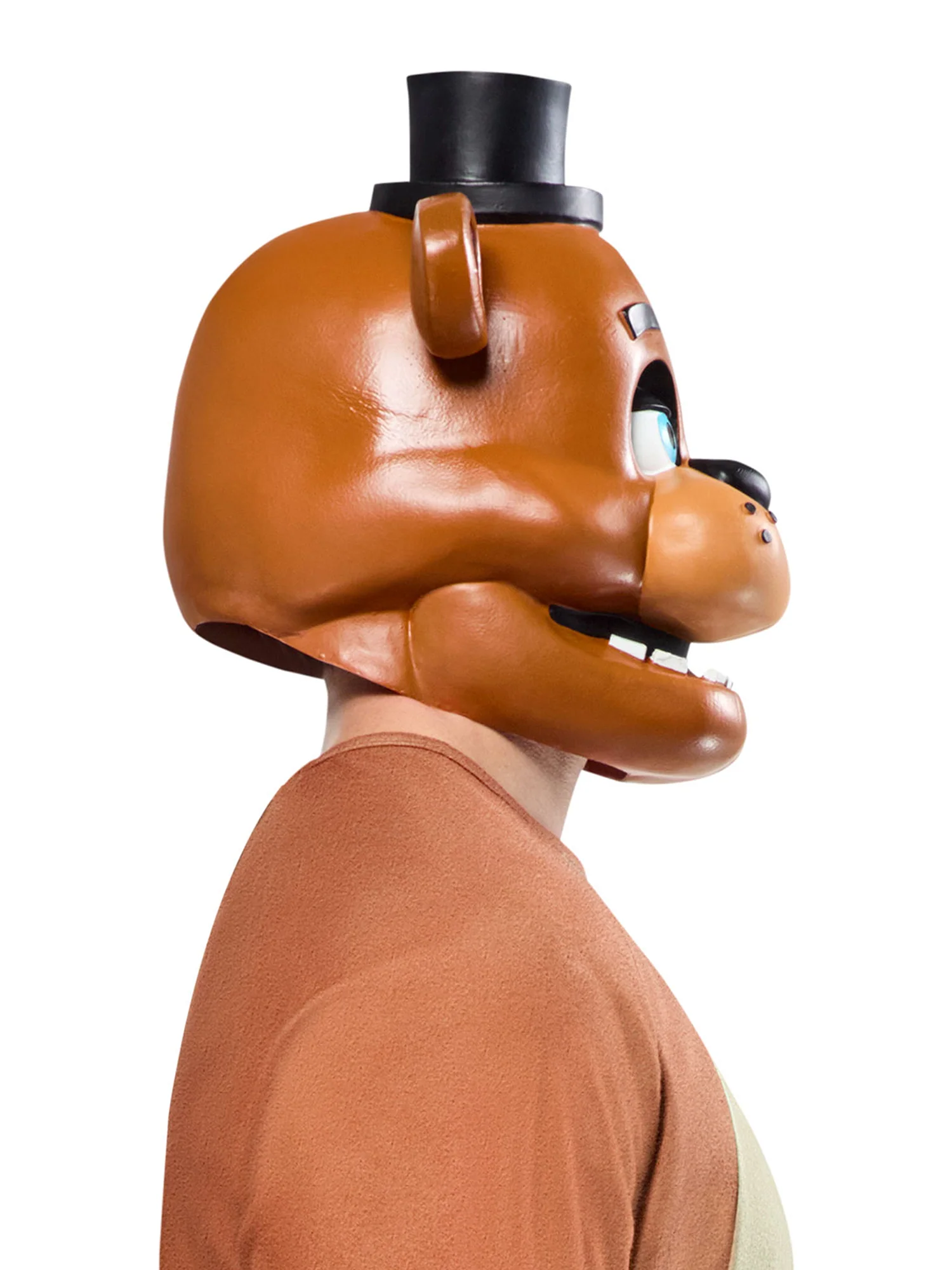 Adult Five Nights At Freddy's Freddy Overhead Latex Mask - Image 2