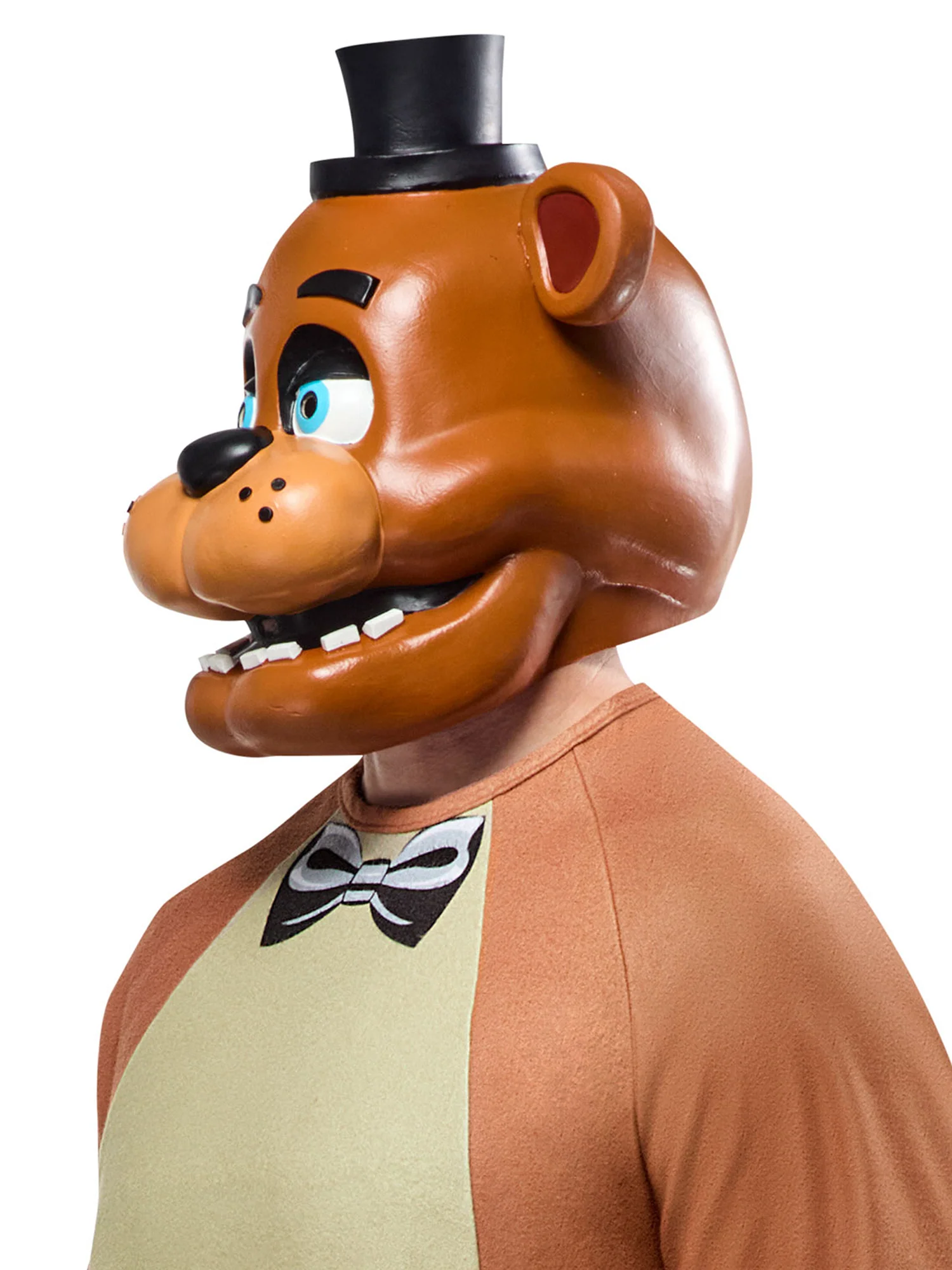 Adult Five Nights At Freddy's Freddy Overhead Latex Mask - Image 6