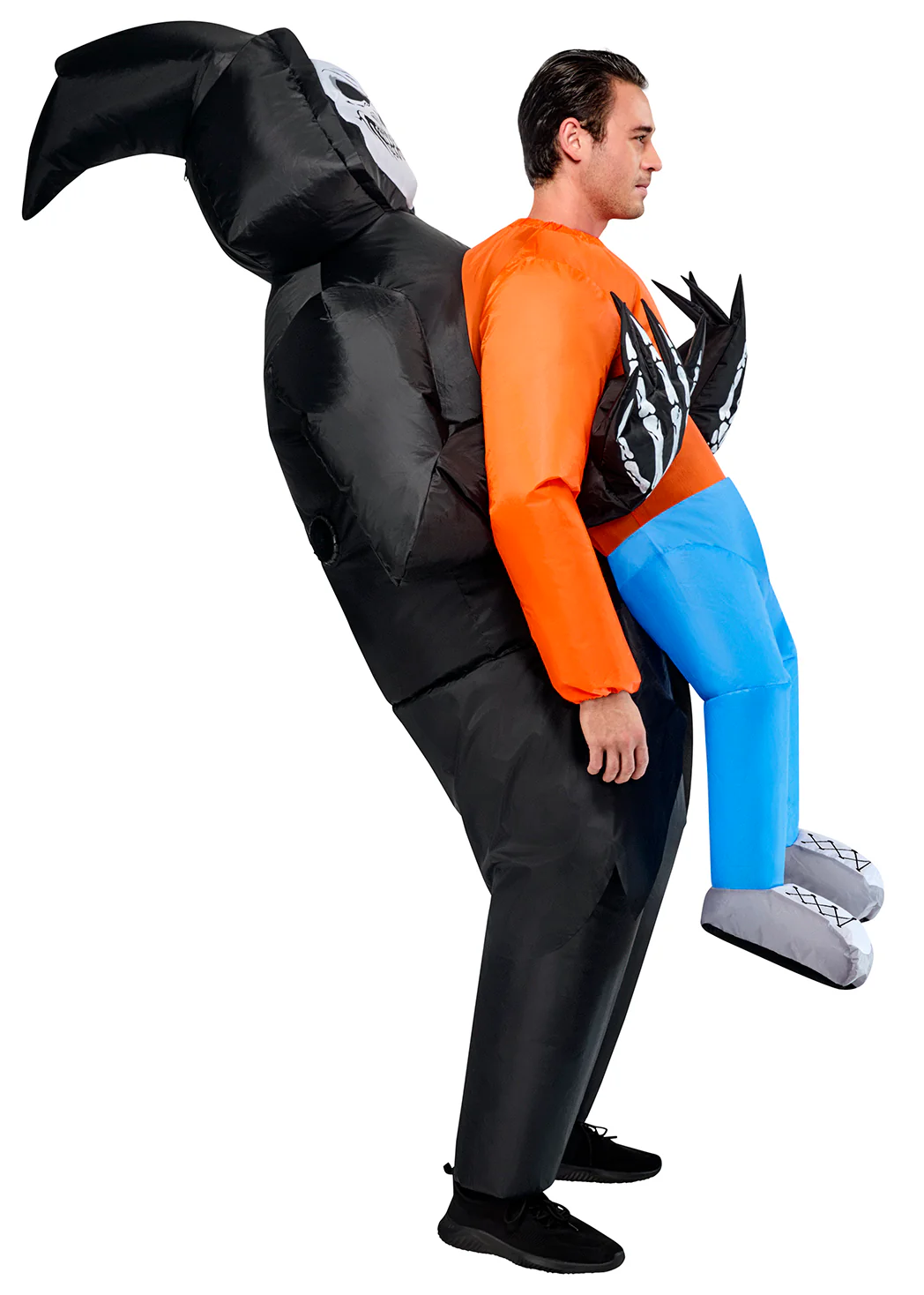 Adult Grim Reaper Abduction Inflatable Costume - Image 2