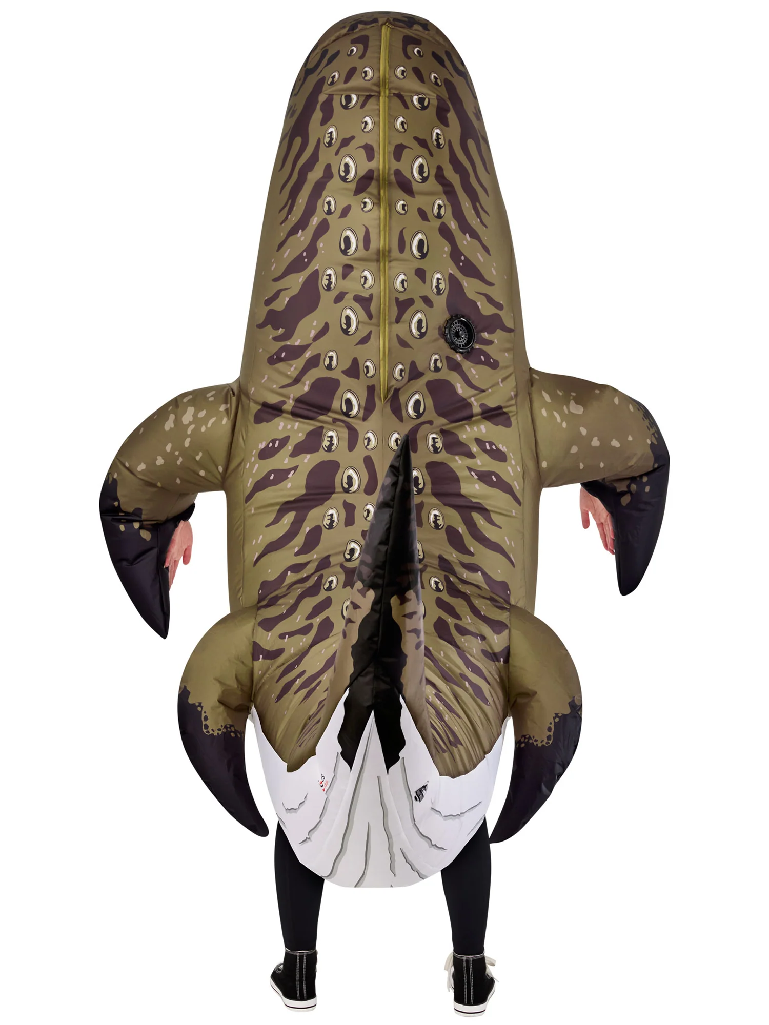 Adult Jurassic World Rebirth Mosasaurus Inflatable Costume - Image 3
