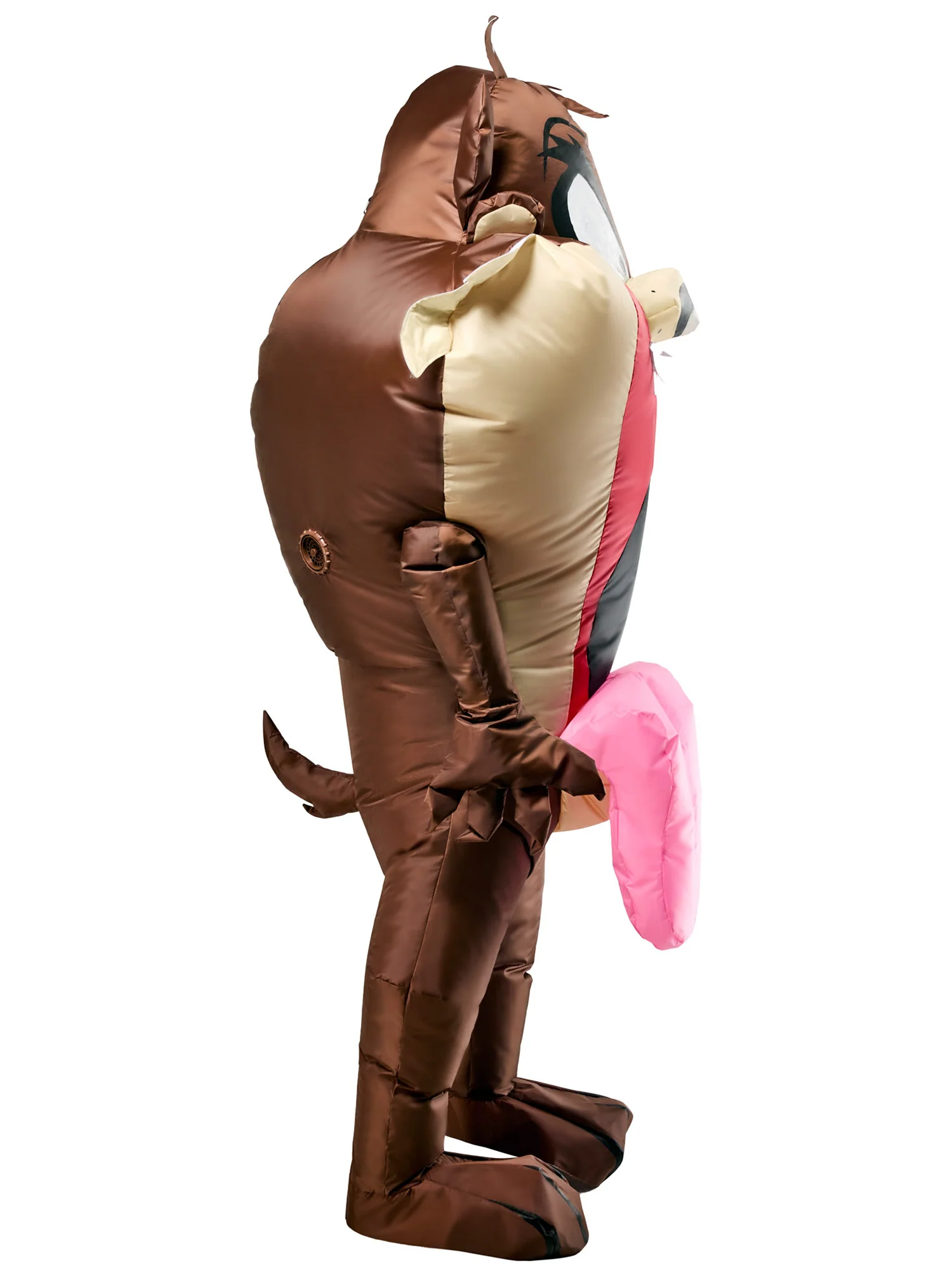 Adult Looney Tunes Tazmanian Devil Inflatable Costume - Image 2