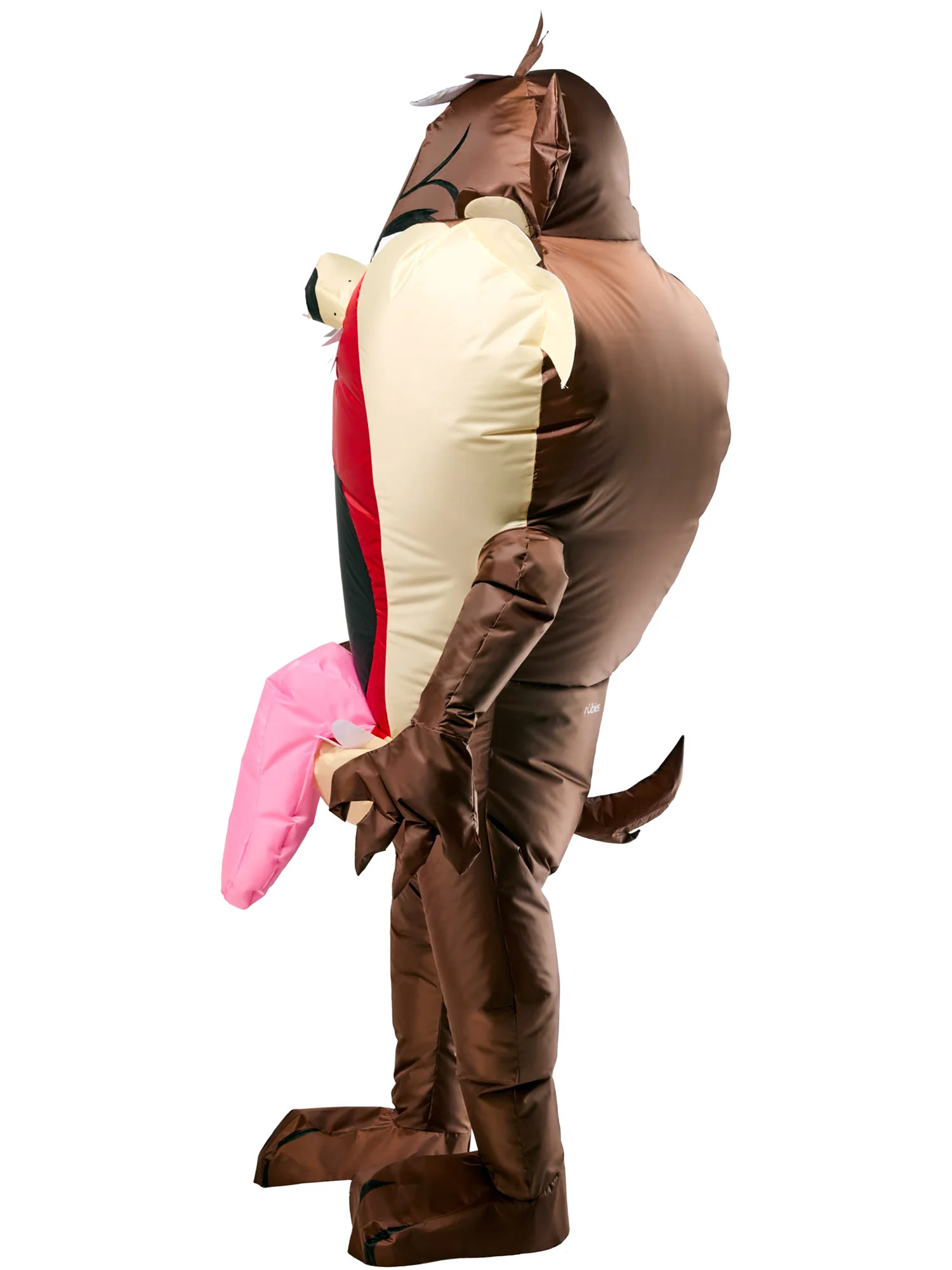 Adult Looney Tunes Tazmanian Devil Inflatable Costume - Image 4