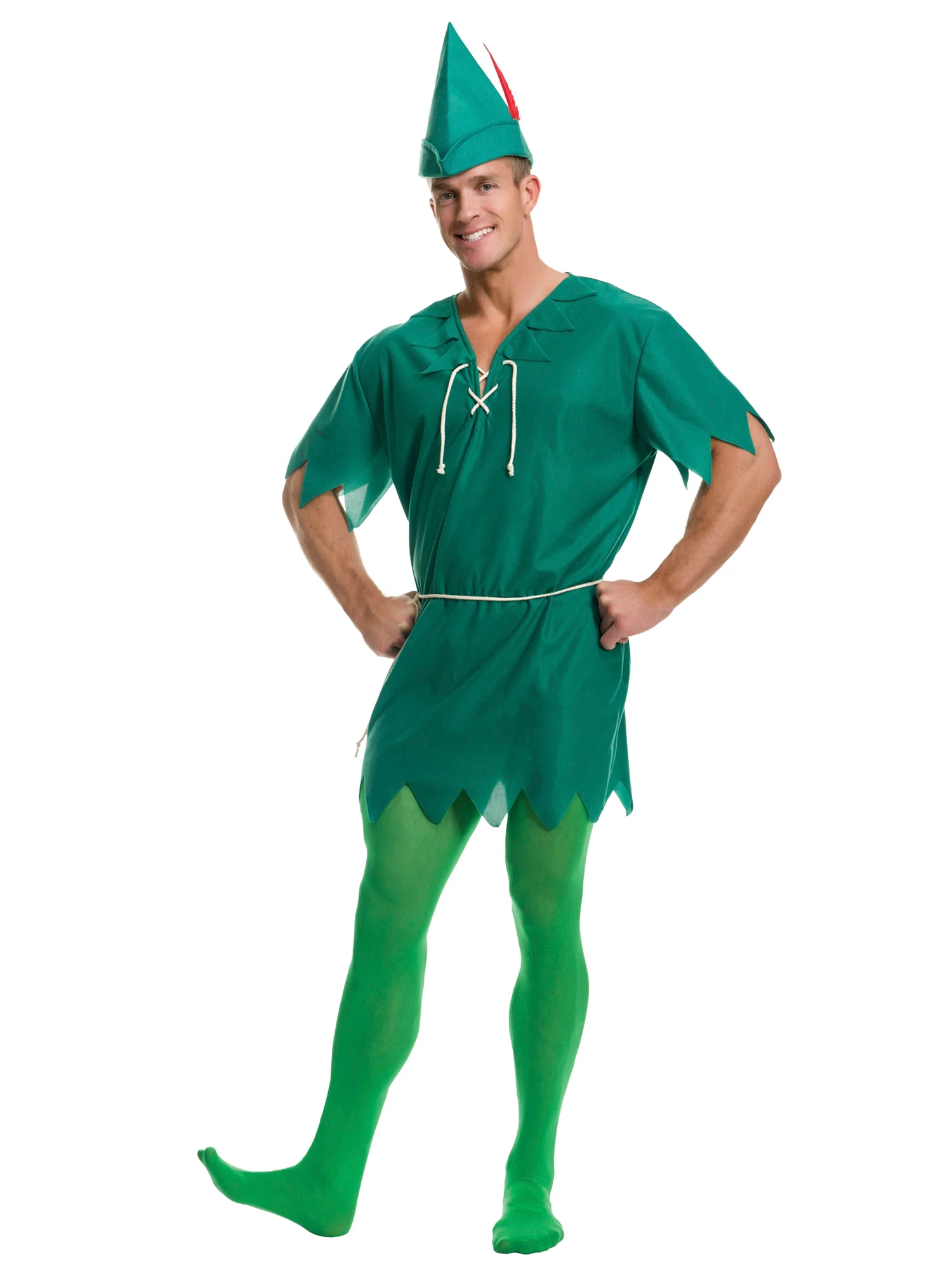 Men's Green Lost Boy Costume