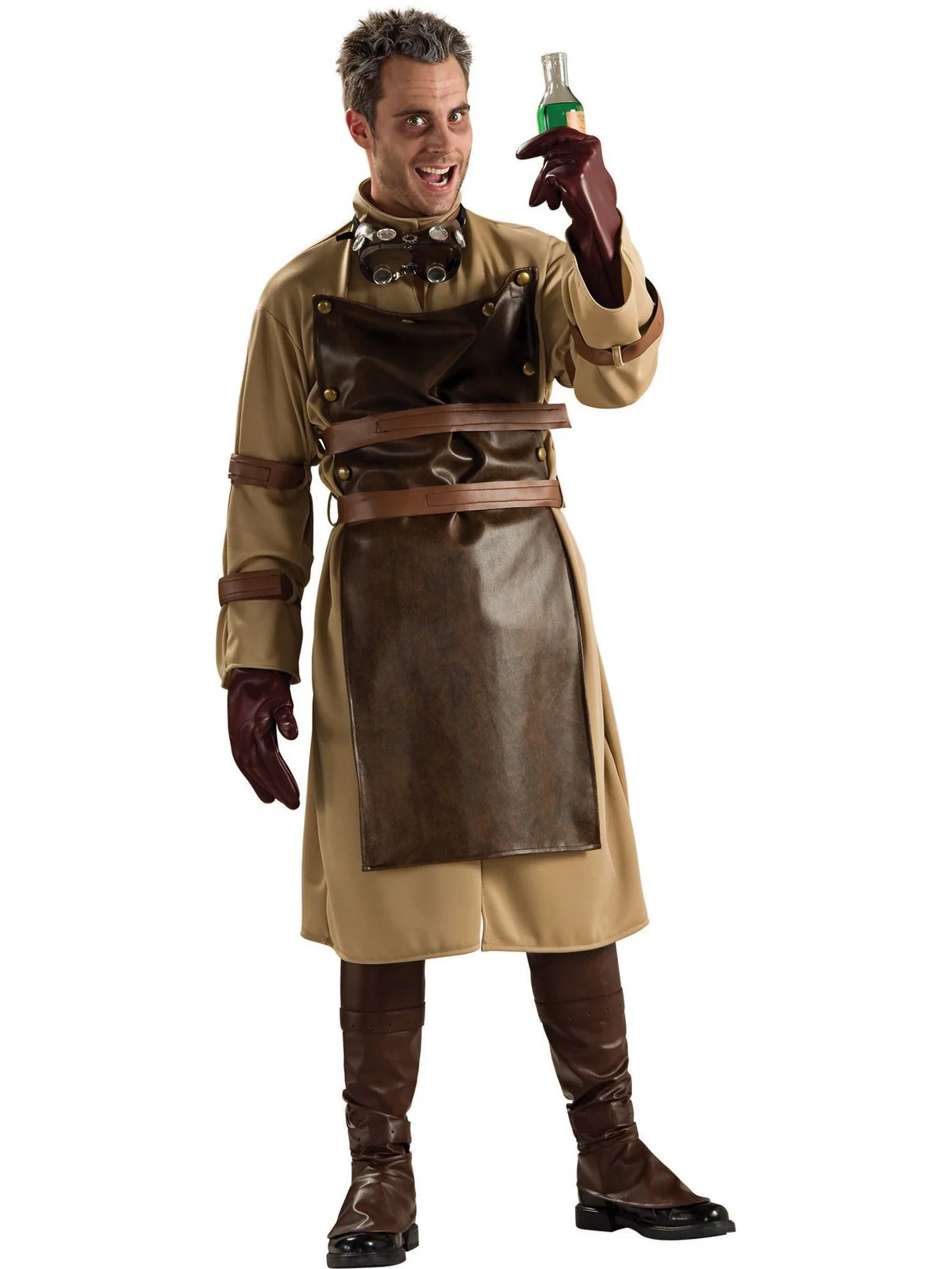 Men's Brown Mad Scientist Costume