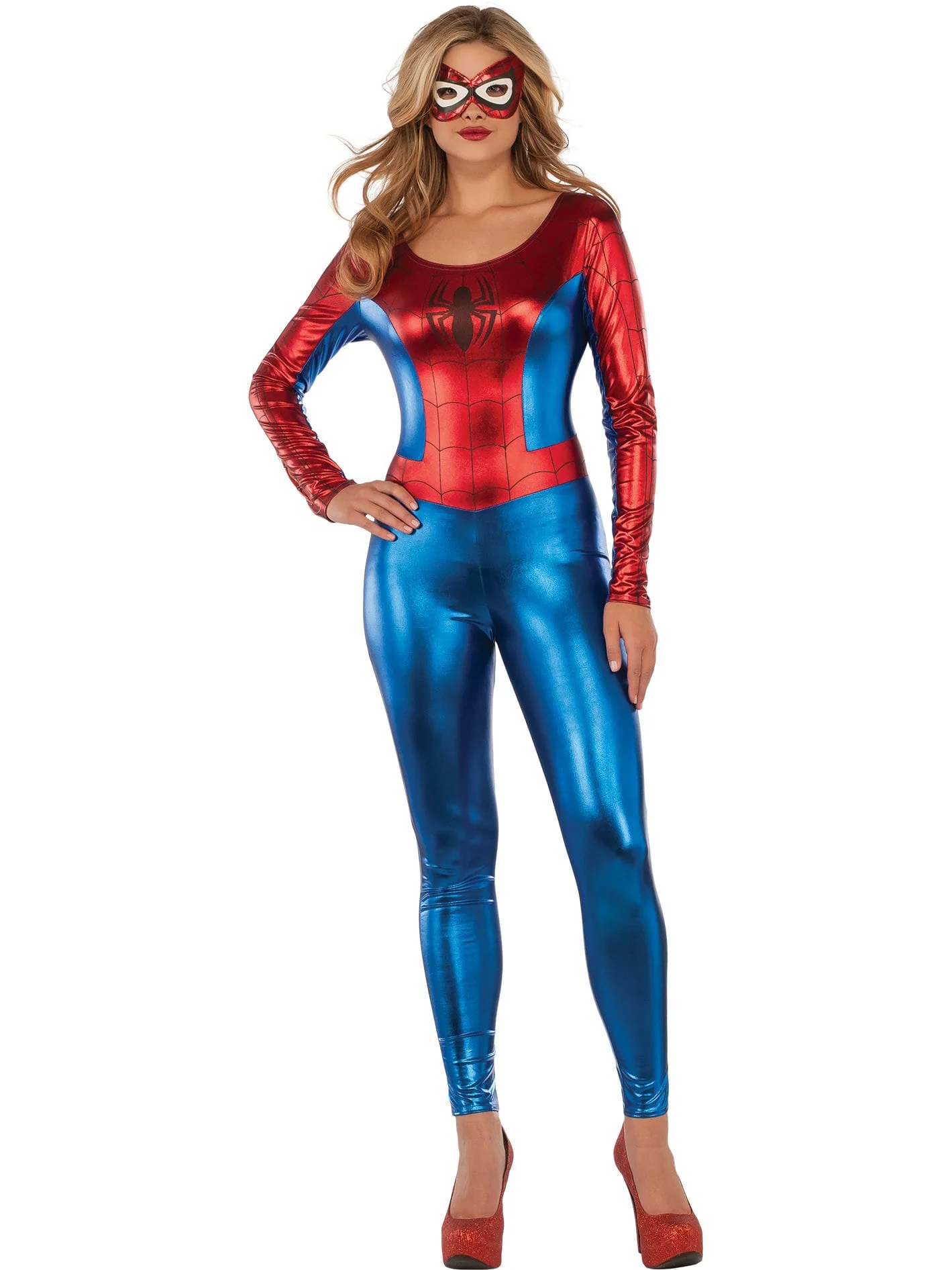 Women's Marvel Classic Spider-Girl Bodysuit Costume - Image 2
