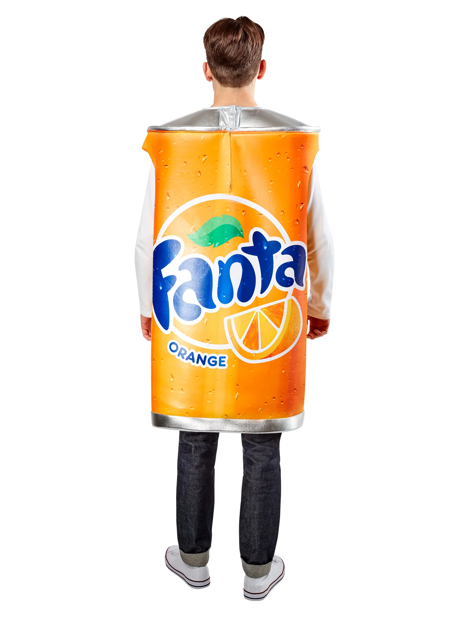 Adult Orange Fanta Can Costume - Image 5