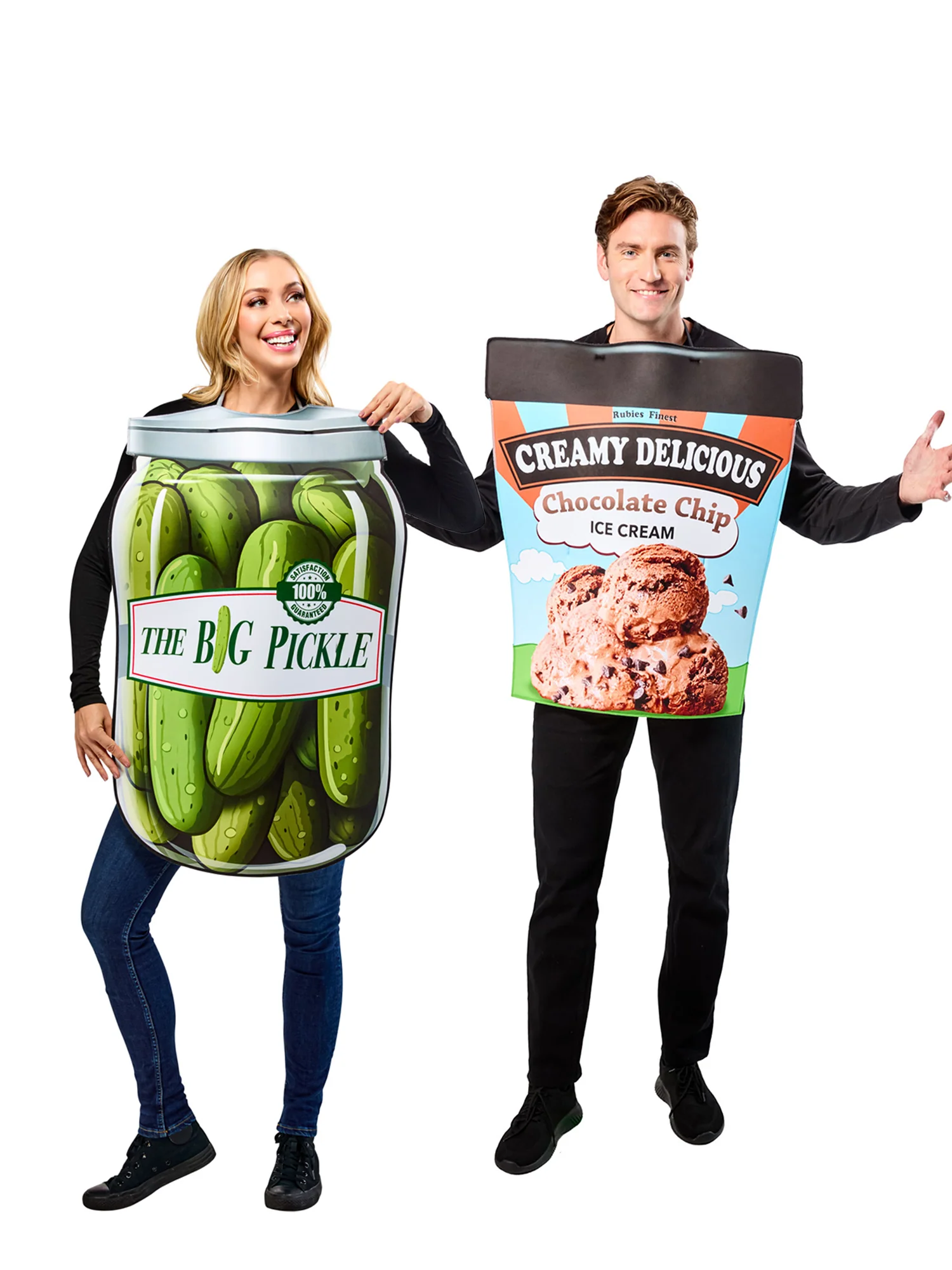 Adult Pickles and Ice Cream Couples Costume