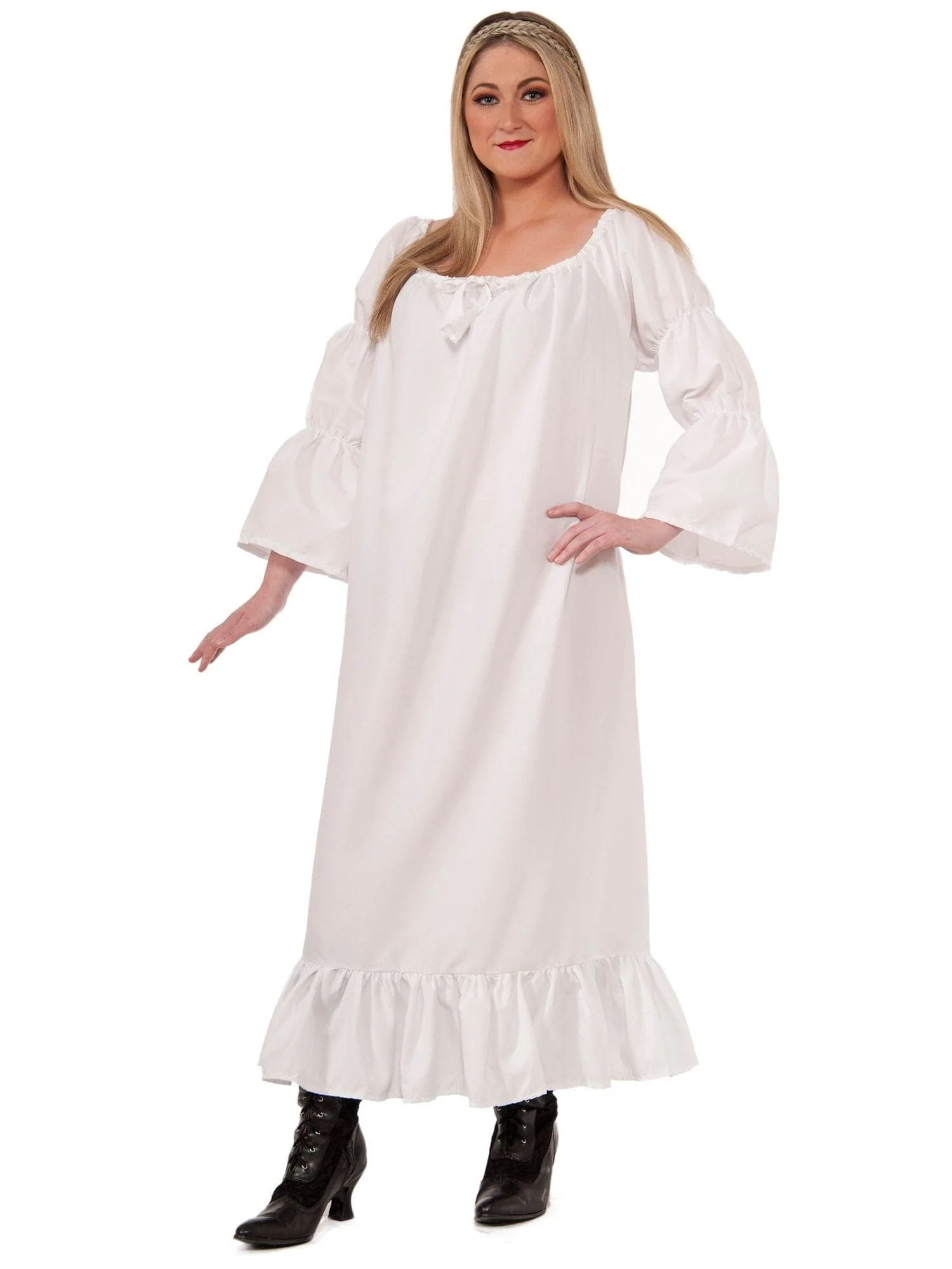 Adult Plus Size Medieval Chemise Costume
