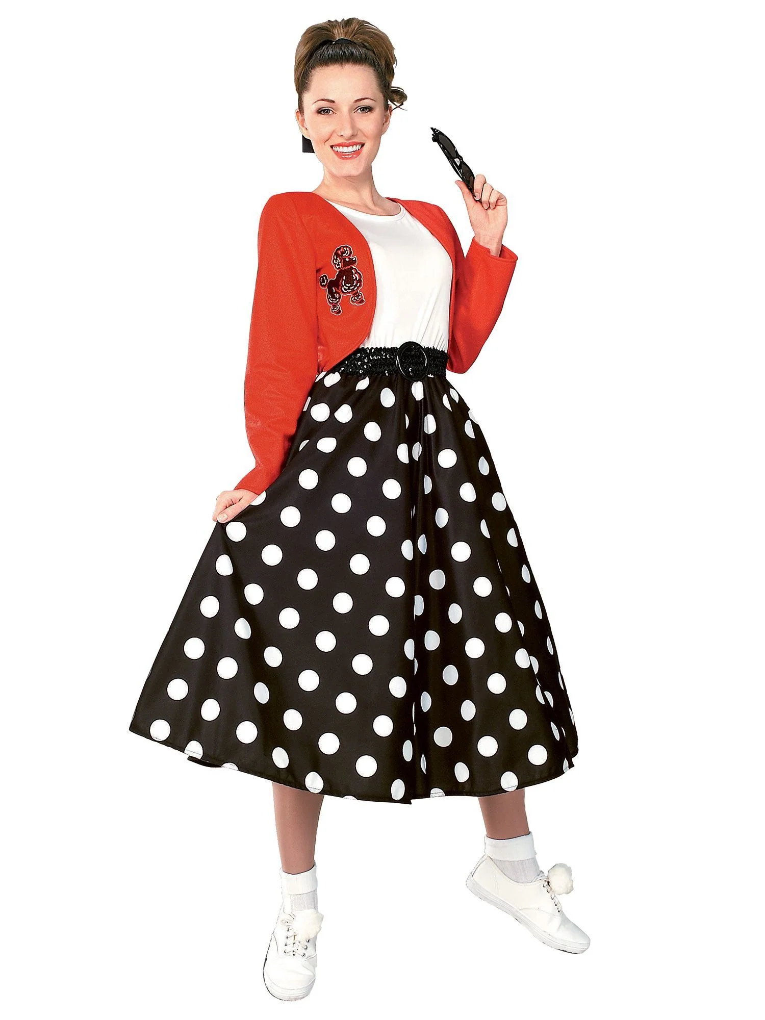 Women's 1950's Polka Dot Sock Hop Sweetie Costume