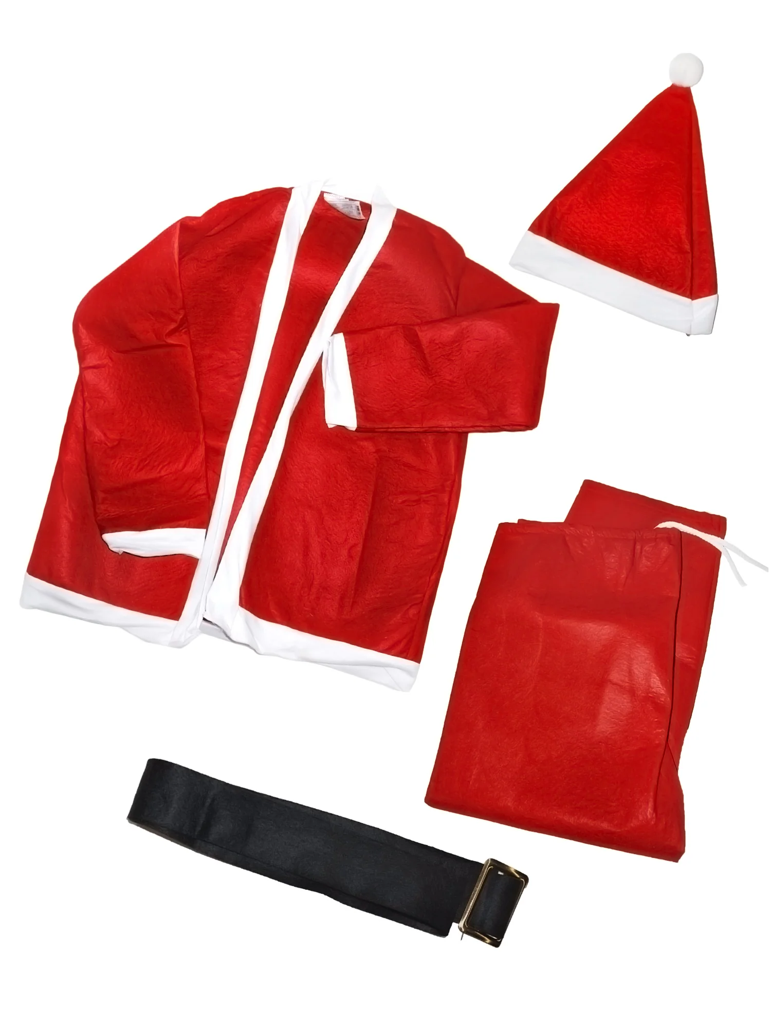 Adult Felt Santa Suit Costume - Image 2