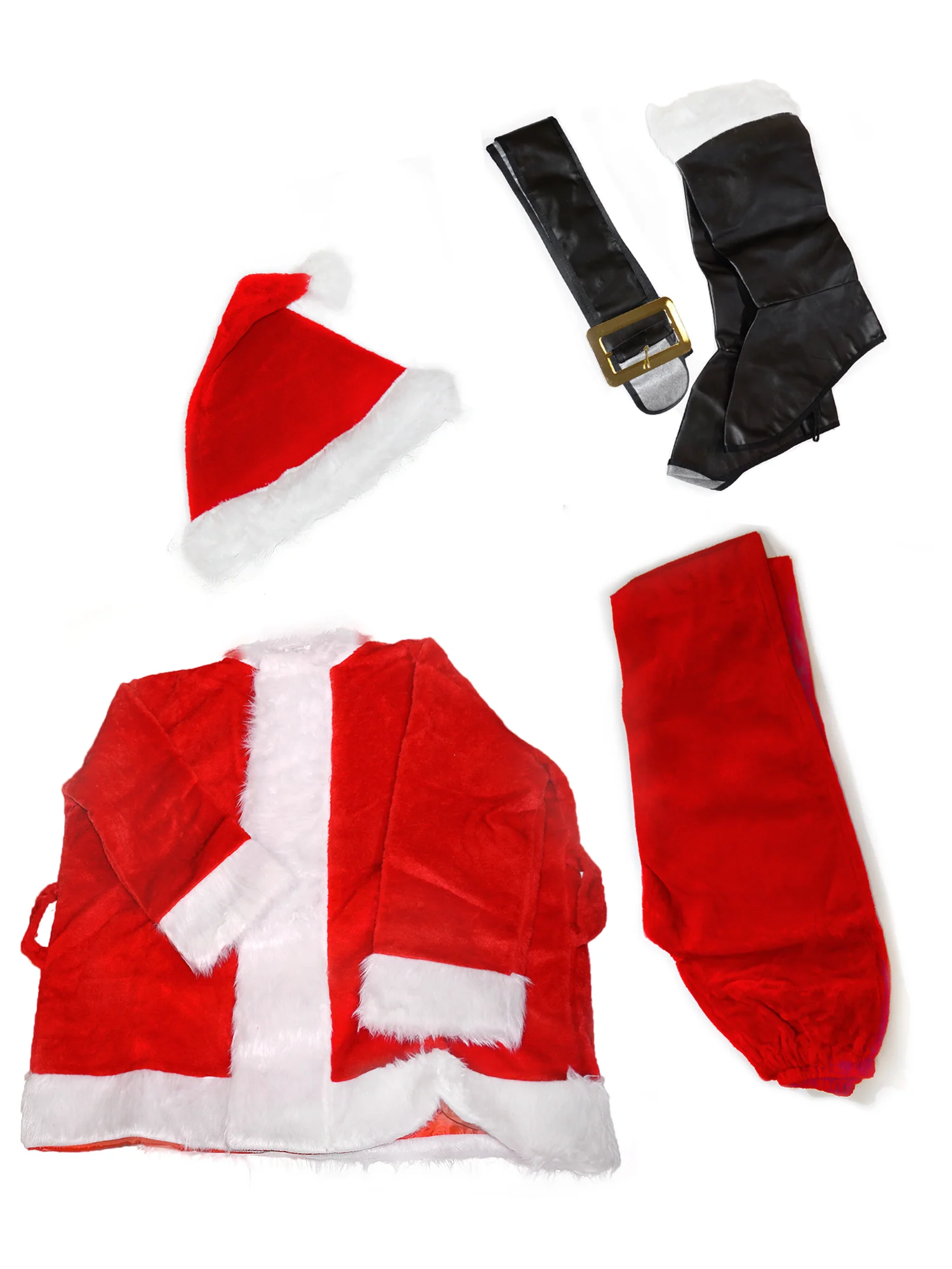 Men's Regal Plush Santa Suit Costume - Deluxe - Image 2