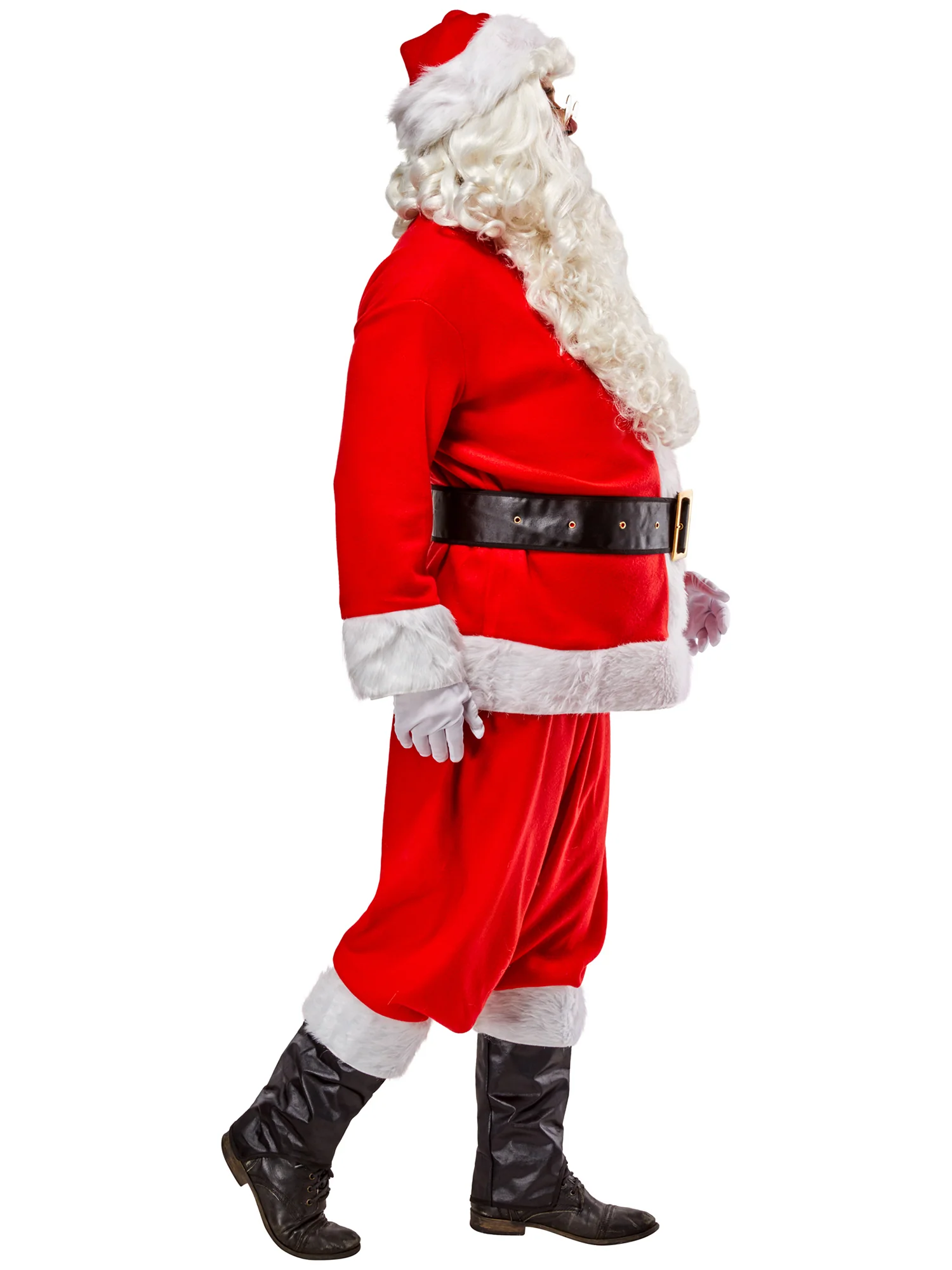 Men's Basic Santa Suit Costume - Economy - Image 3