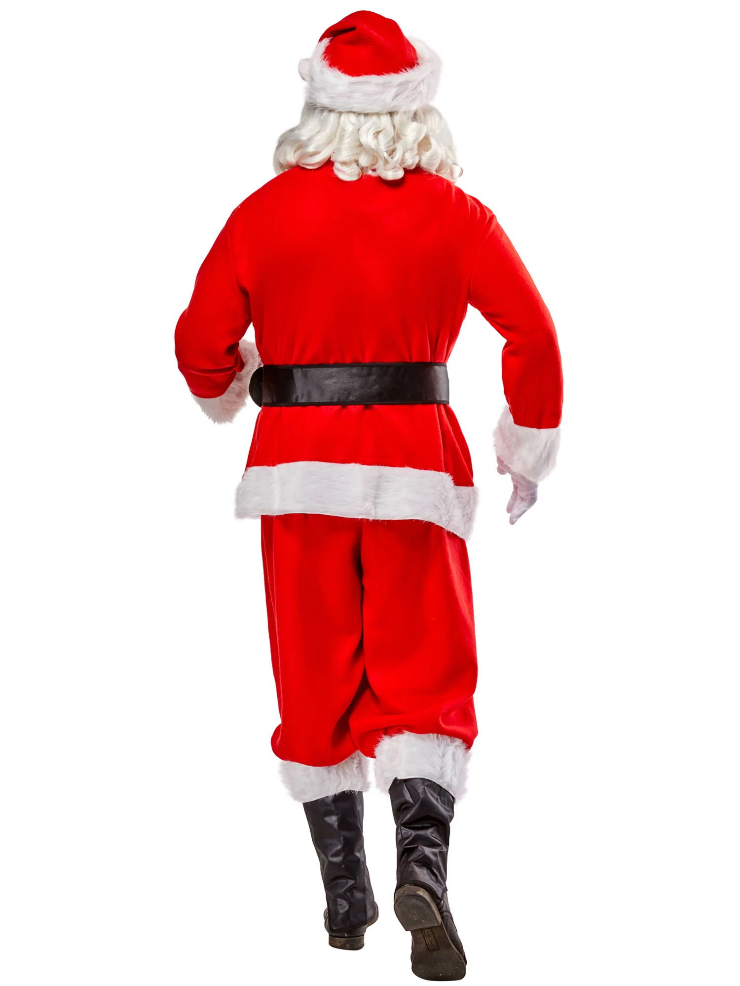Men's Basic Santa Suit Costume - Economy - Image 4