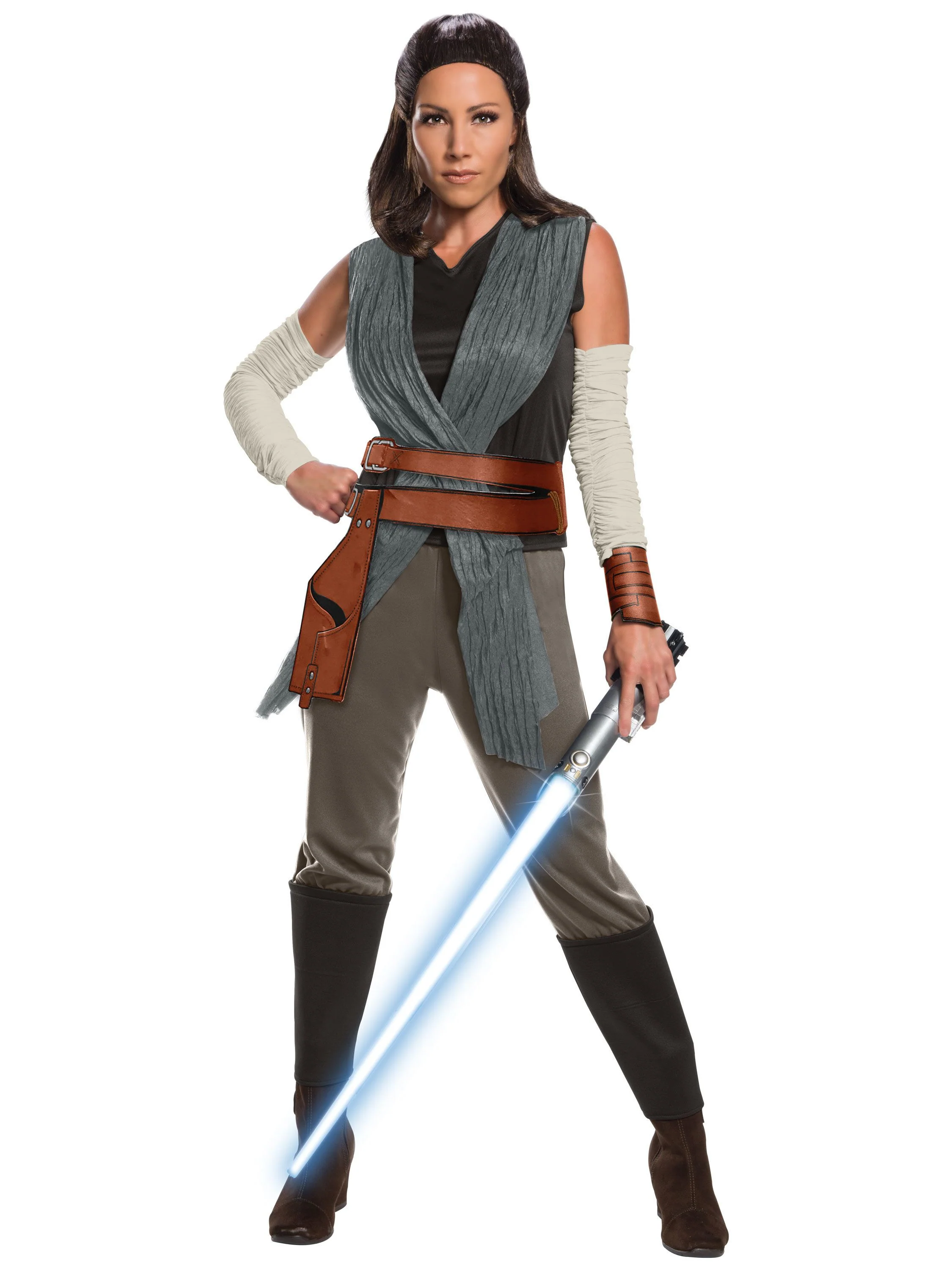 Women's Star Wars Rey Jedi Costume - Deluxe