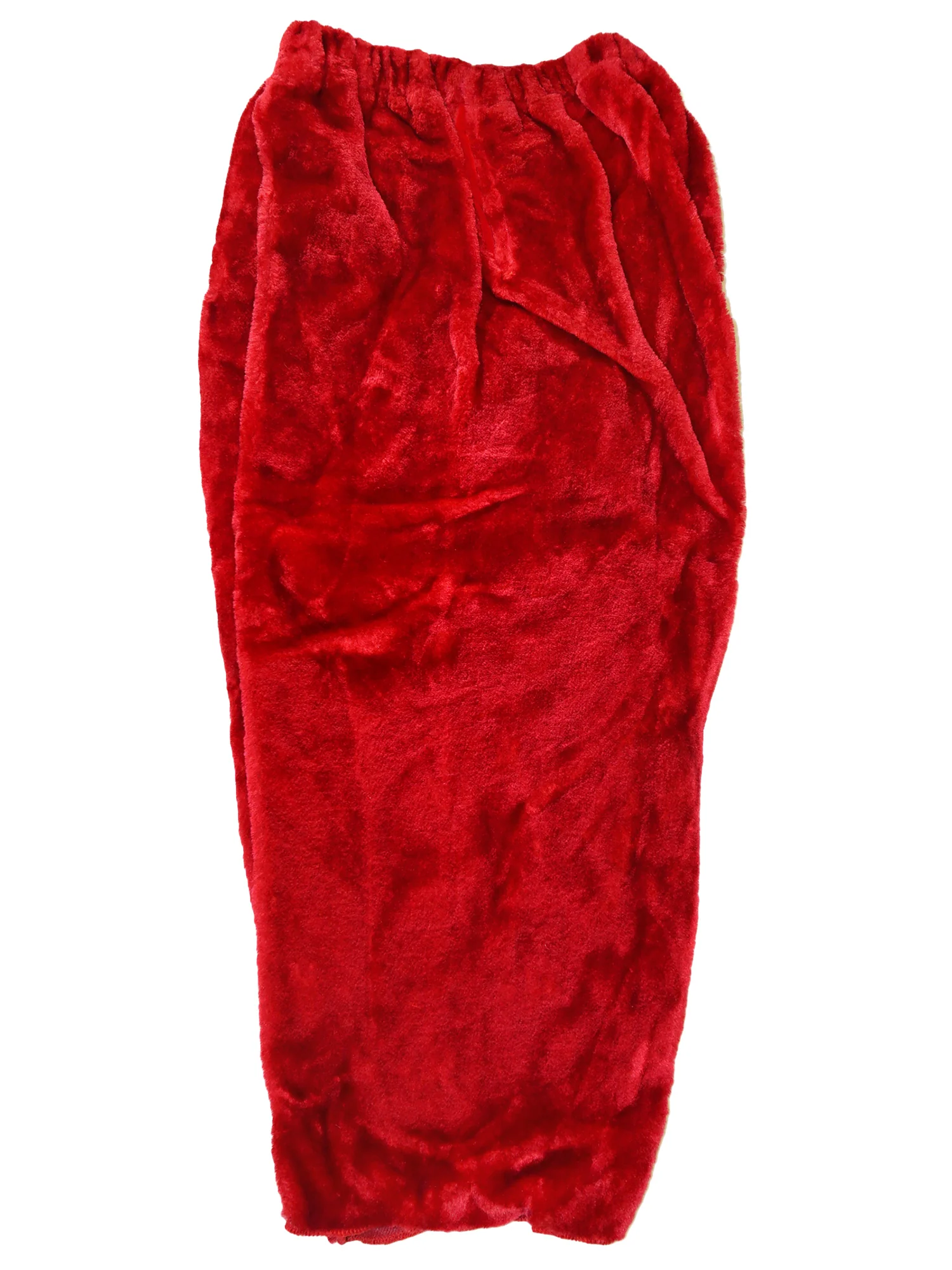 Men's Big and Tall Crimson Mega Plush Santa Costume - Deluxe - Image 5