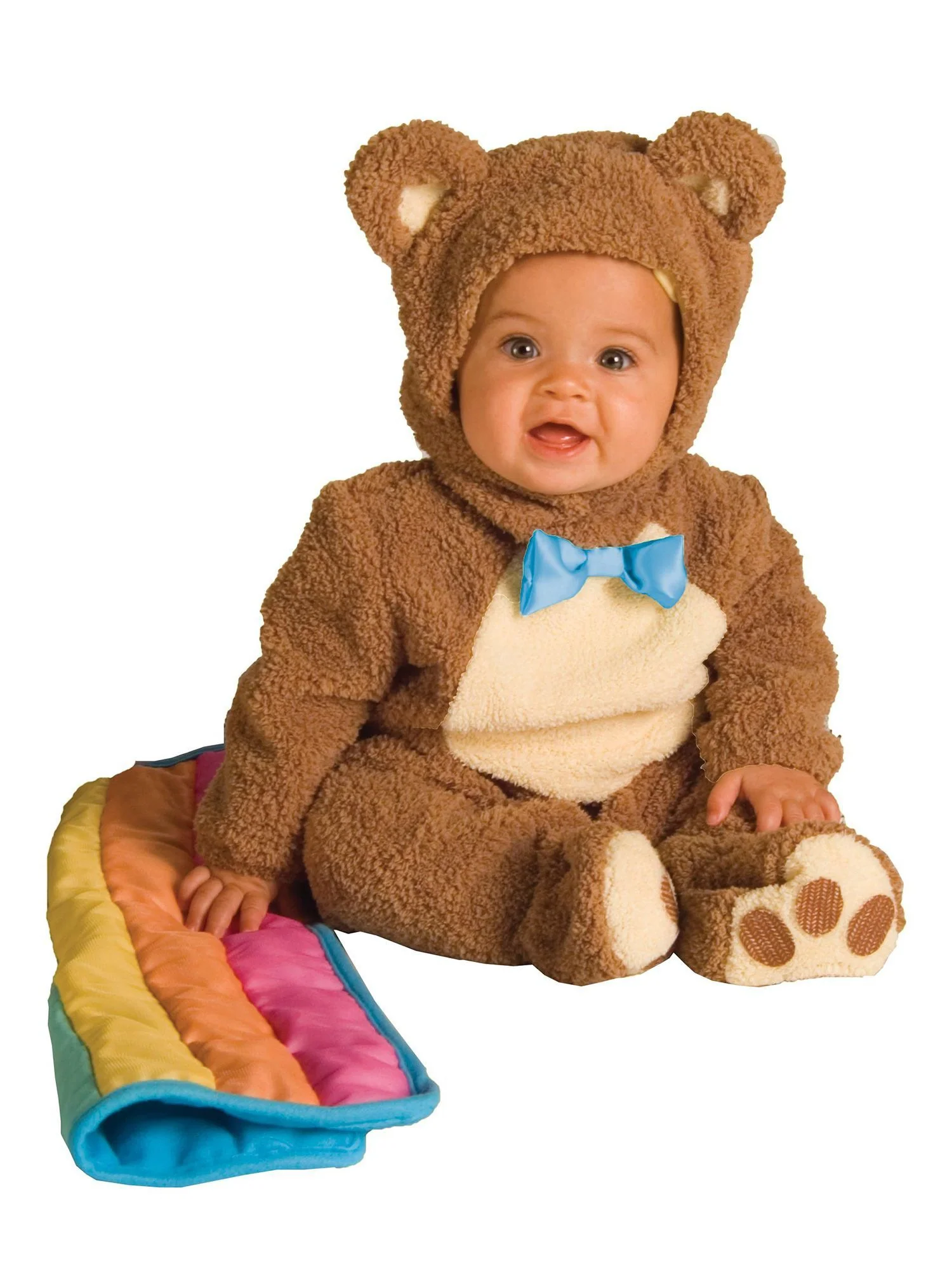 Fuzzy Teddy Bear Costume for Babies