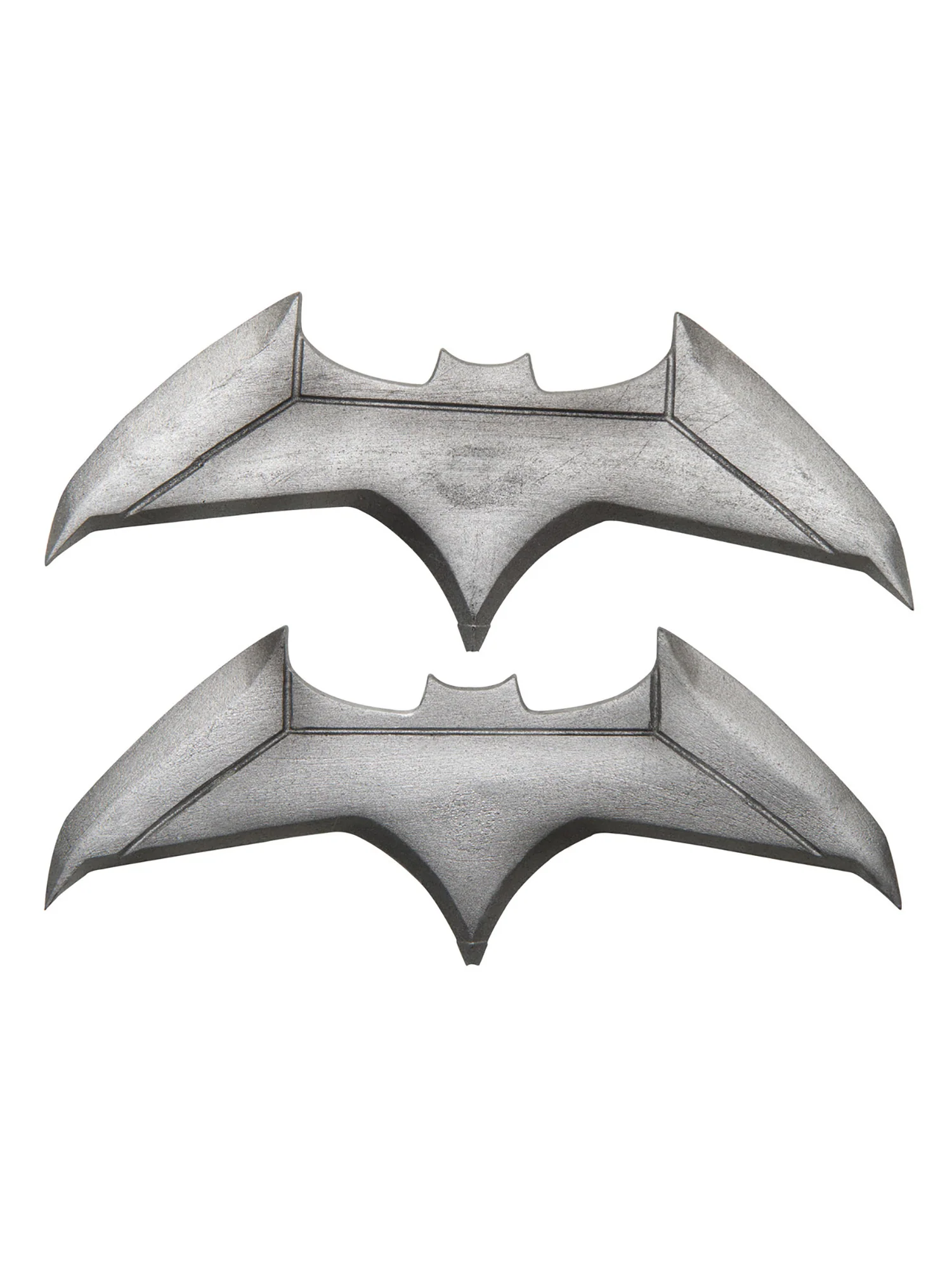 Adult Silver Justice League Batman Batarangs