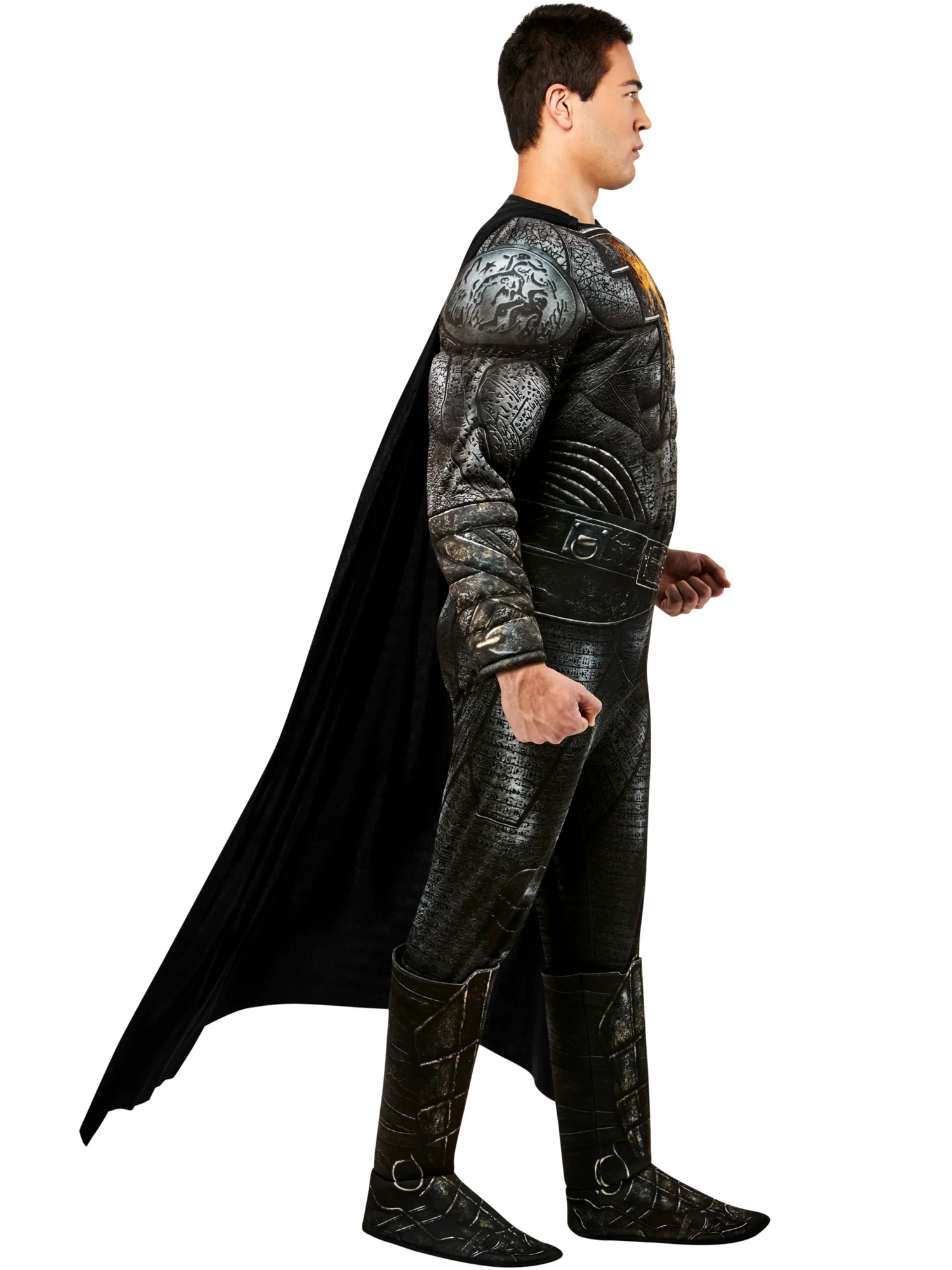 Men's DC Comics Black Adam Muscle Chest Costume - Deluxe - Image 2