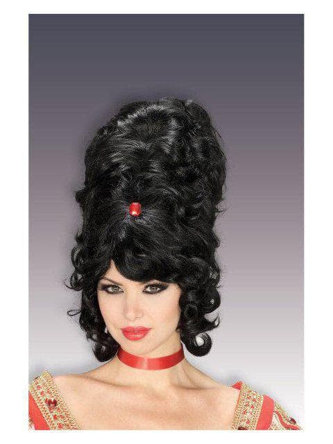Women's Black Beehive Wig
