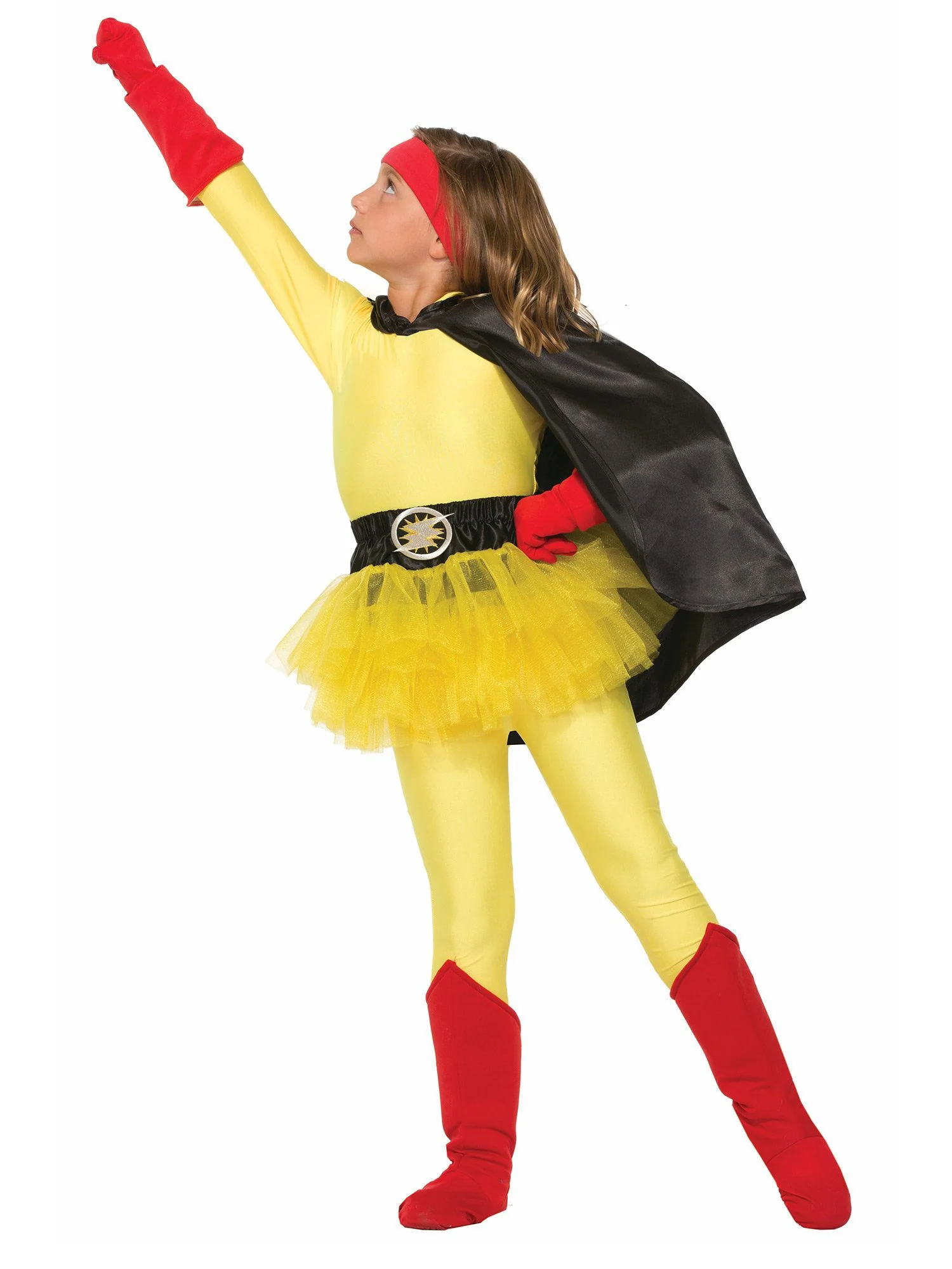 Kids' Black Short Cape