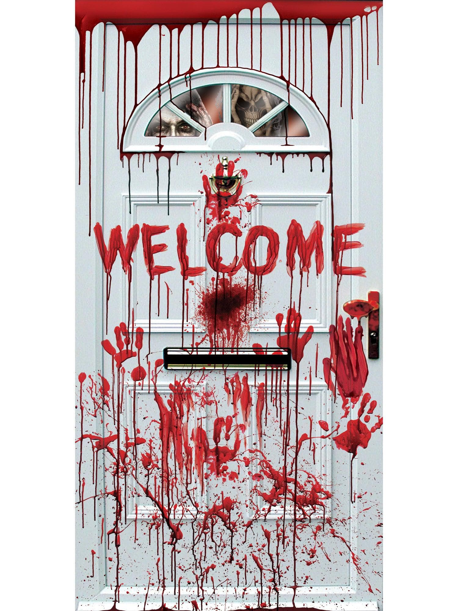 5 Foot Bloody Mess Welcome Door Cover Decoration - Image 2