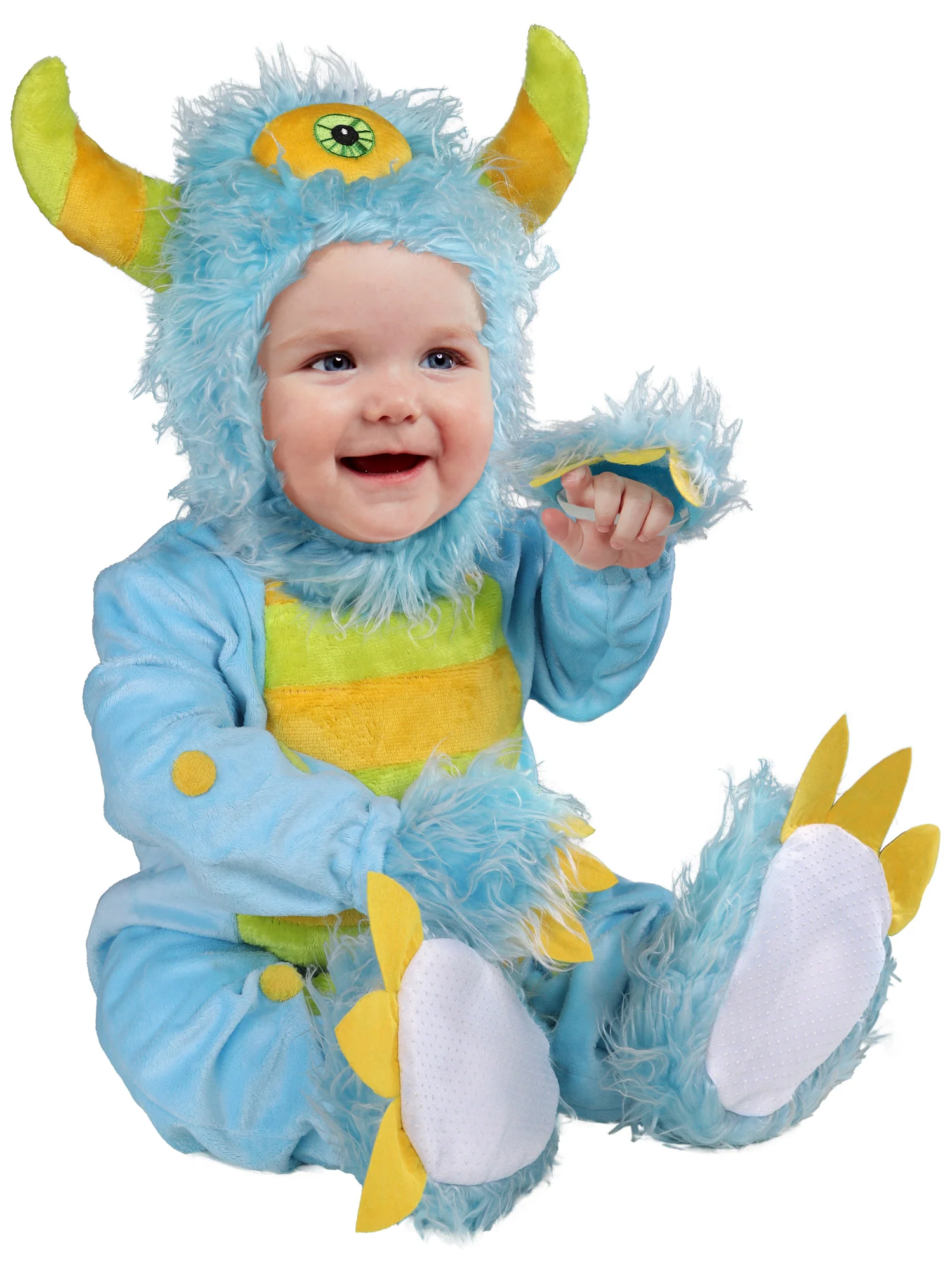 Blue Fluffy Monster Costume for Babies and Toddlers