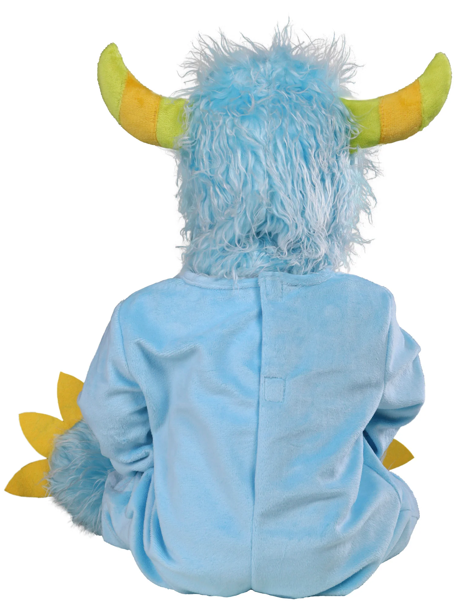 Blue Fluffy Monster Costume for Babies and Toddlers - Image 3
