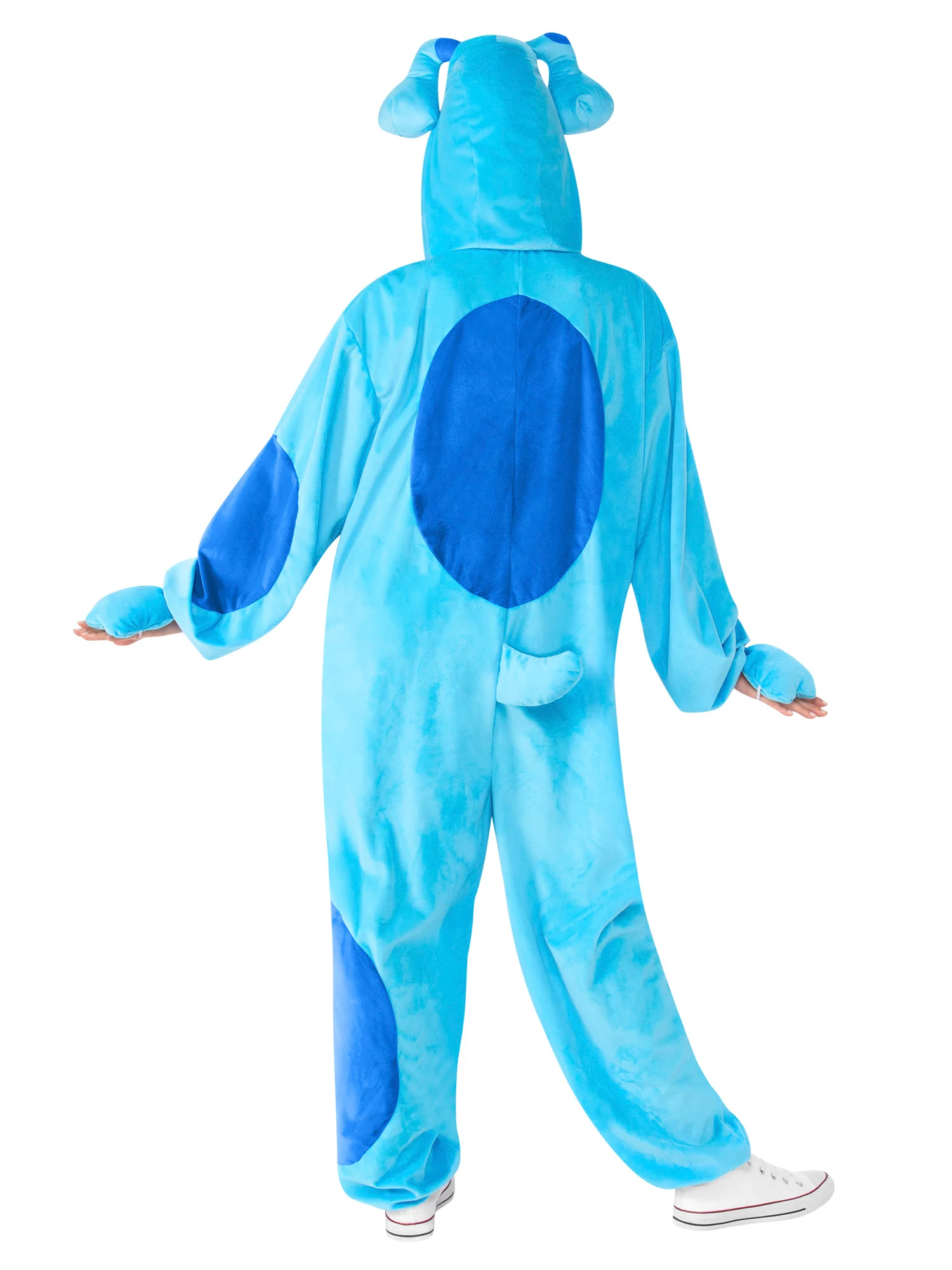 Adult Blue's Clues Blue Zipsters Costume - Image 4