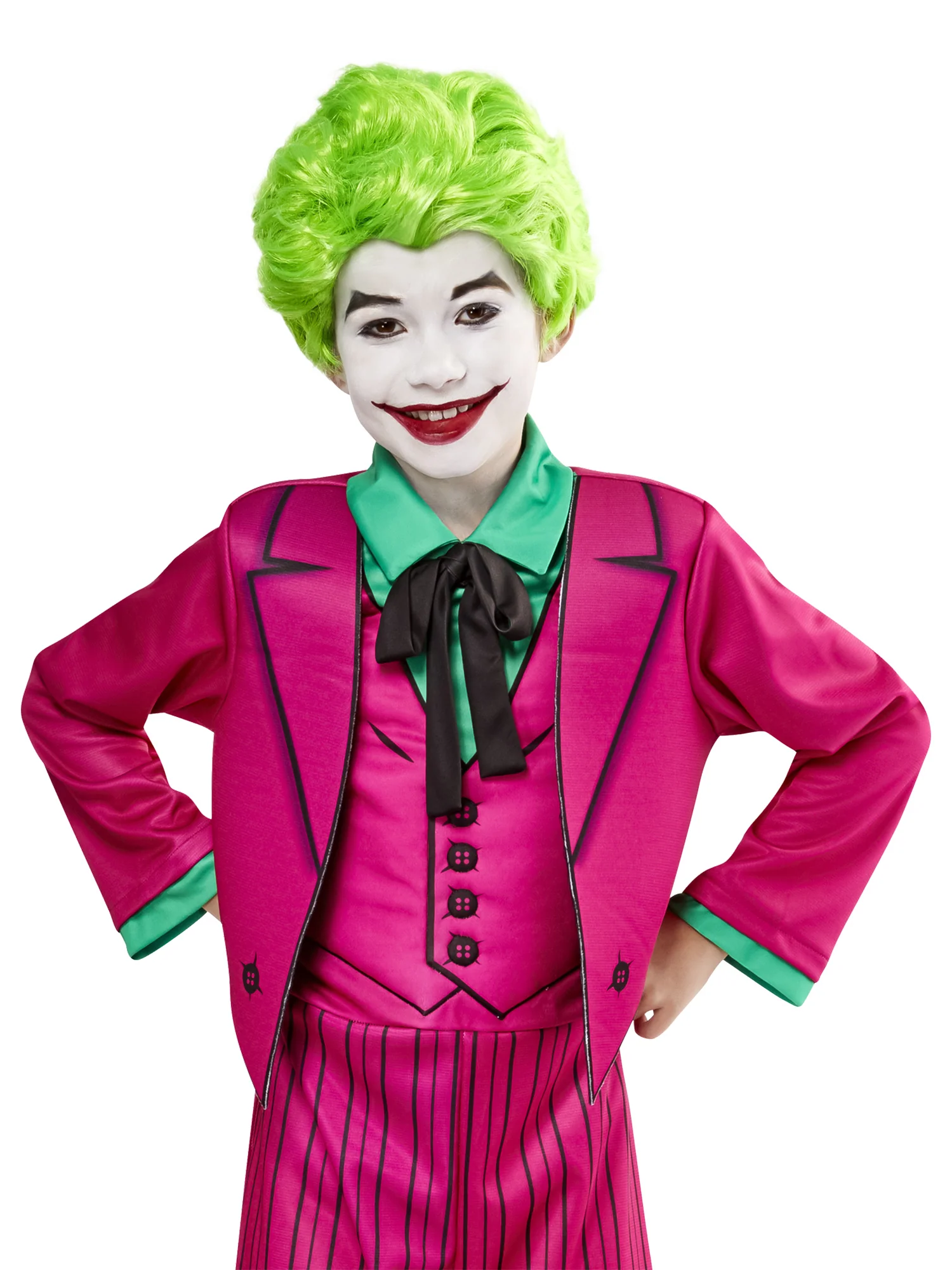 Boys' Batman Classic 1966 The Joker Costume - Deluxe - Image 2