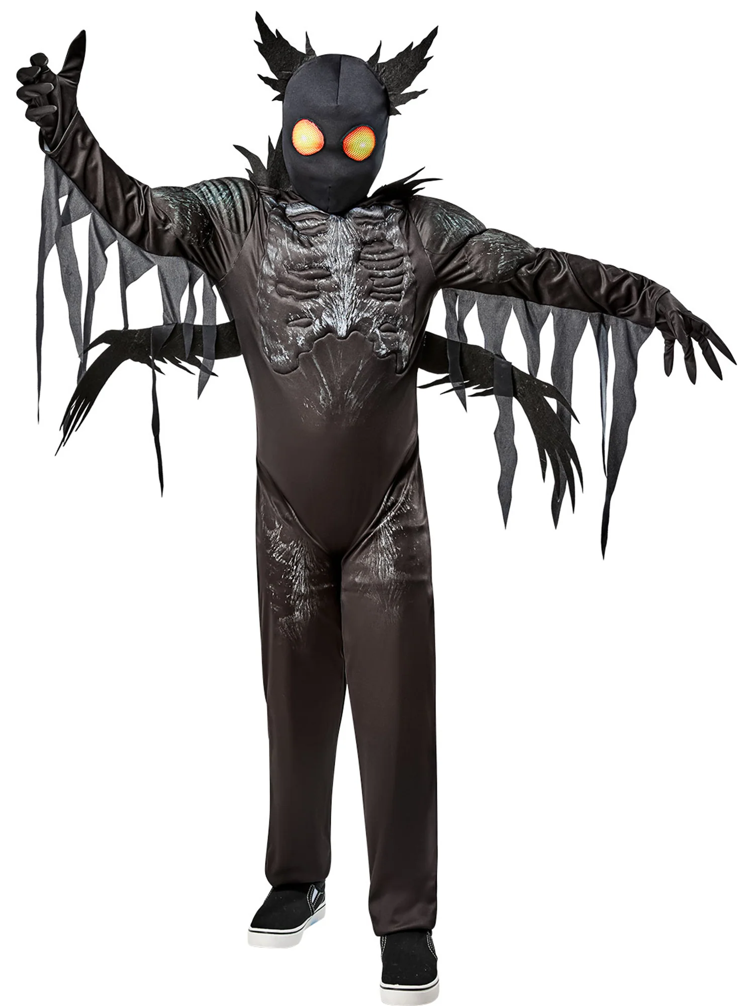 Boys' Black Shadow Creeper Costume with Mask
