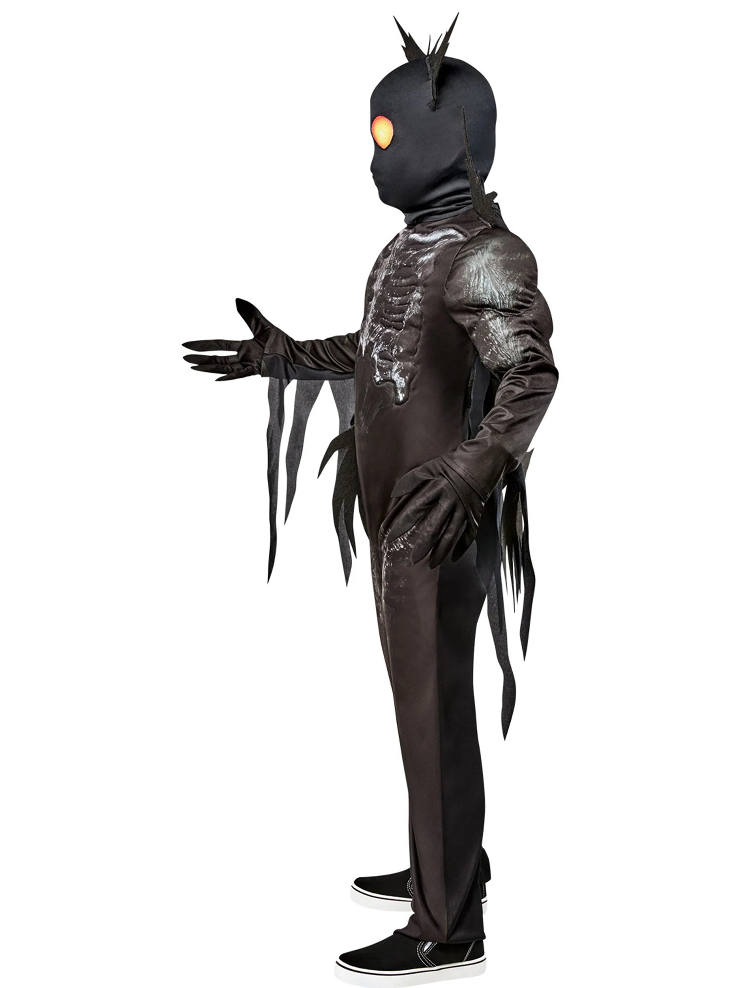 Boys' Black Shadow Creeper Costume with Mask - Image 4