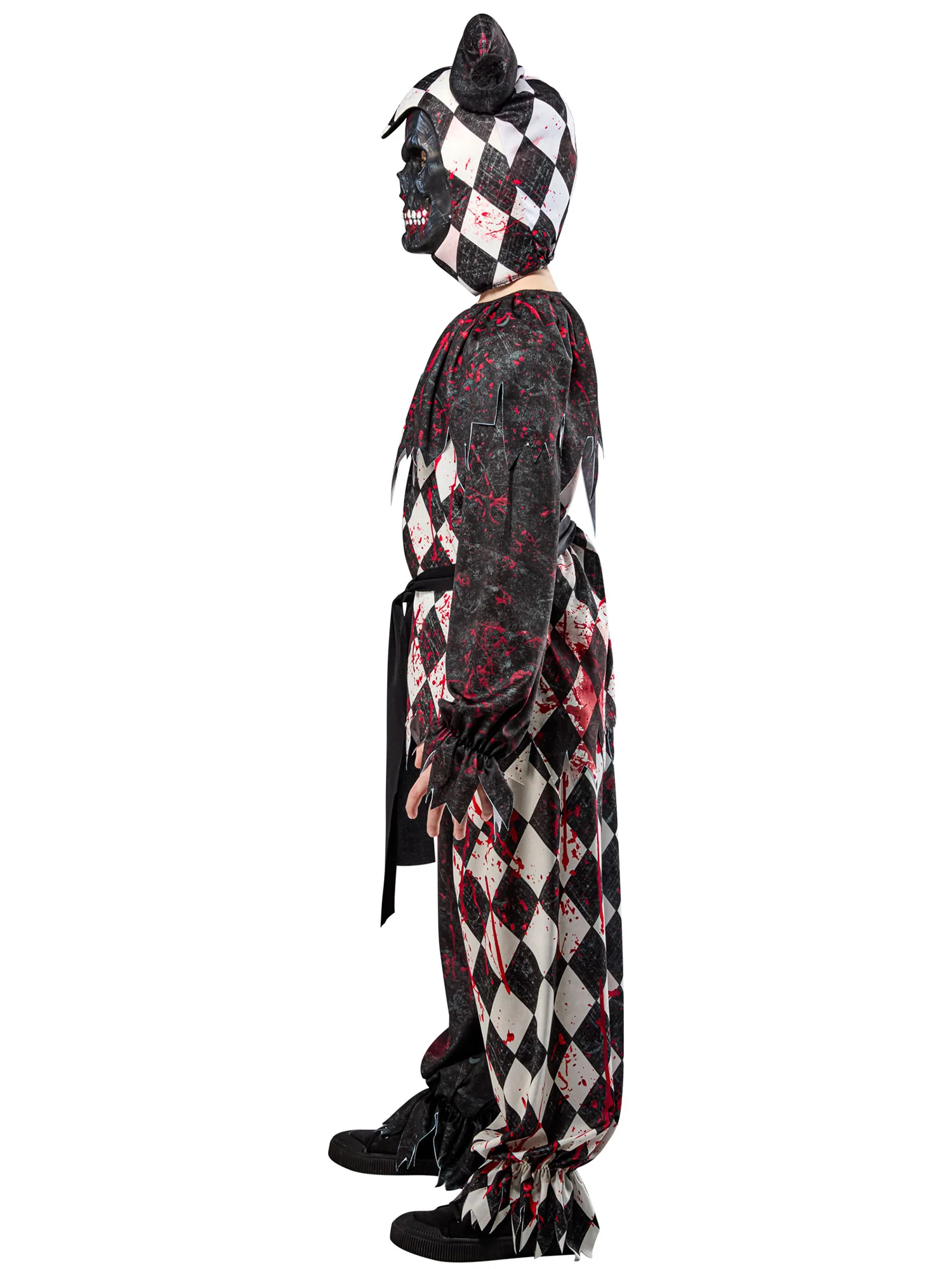 Boys' Bloody Jester Costume with Mask - Image 4