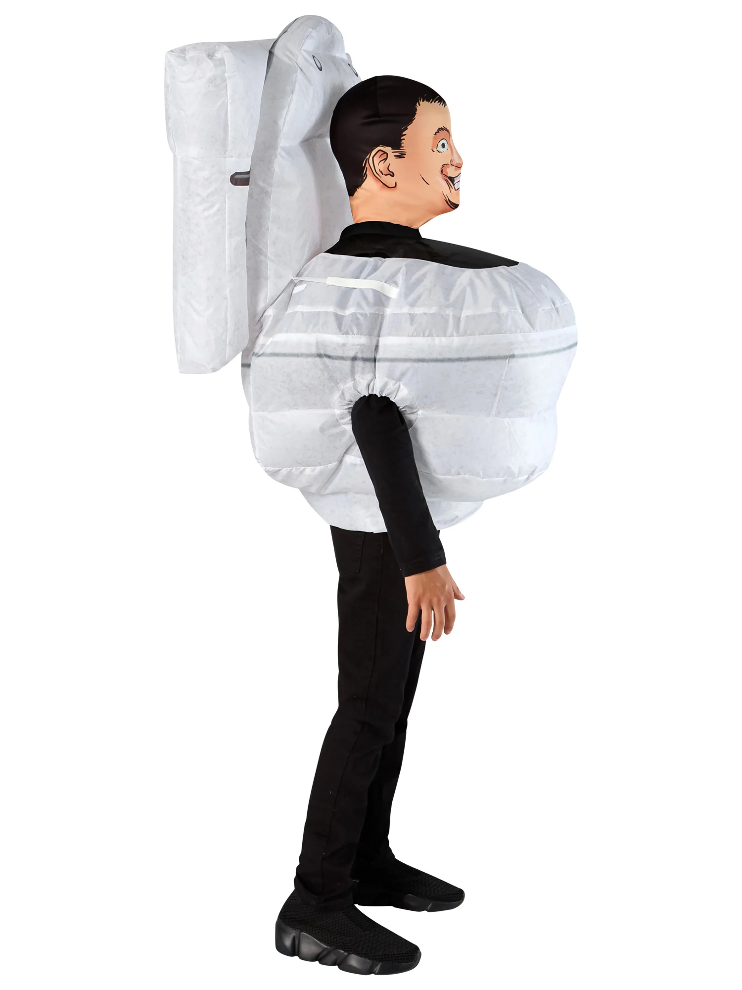Boys' Skibidi Toilet Inflatable Hood - Image 3
