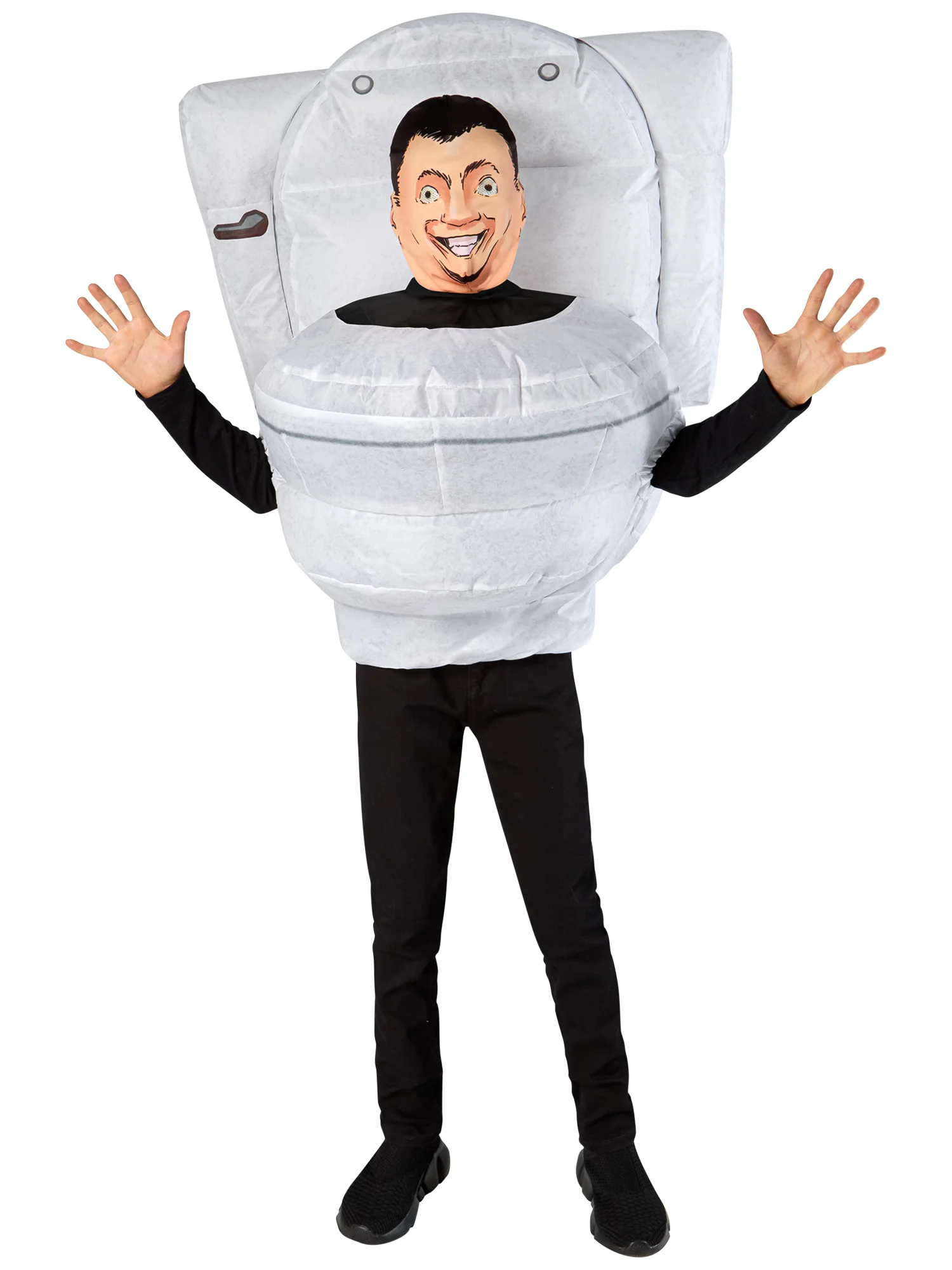 Boys' Skibidi Toilet Inflatable Hood - Image 5