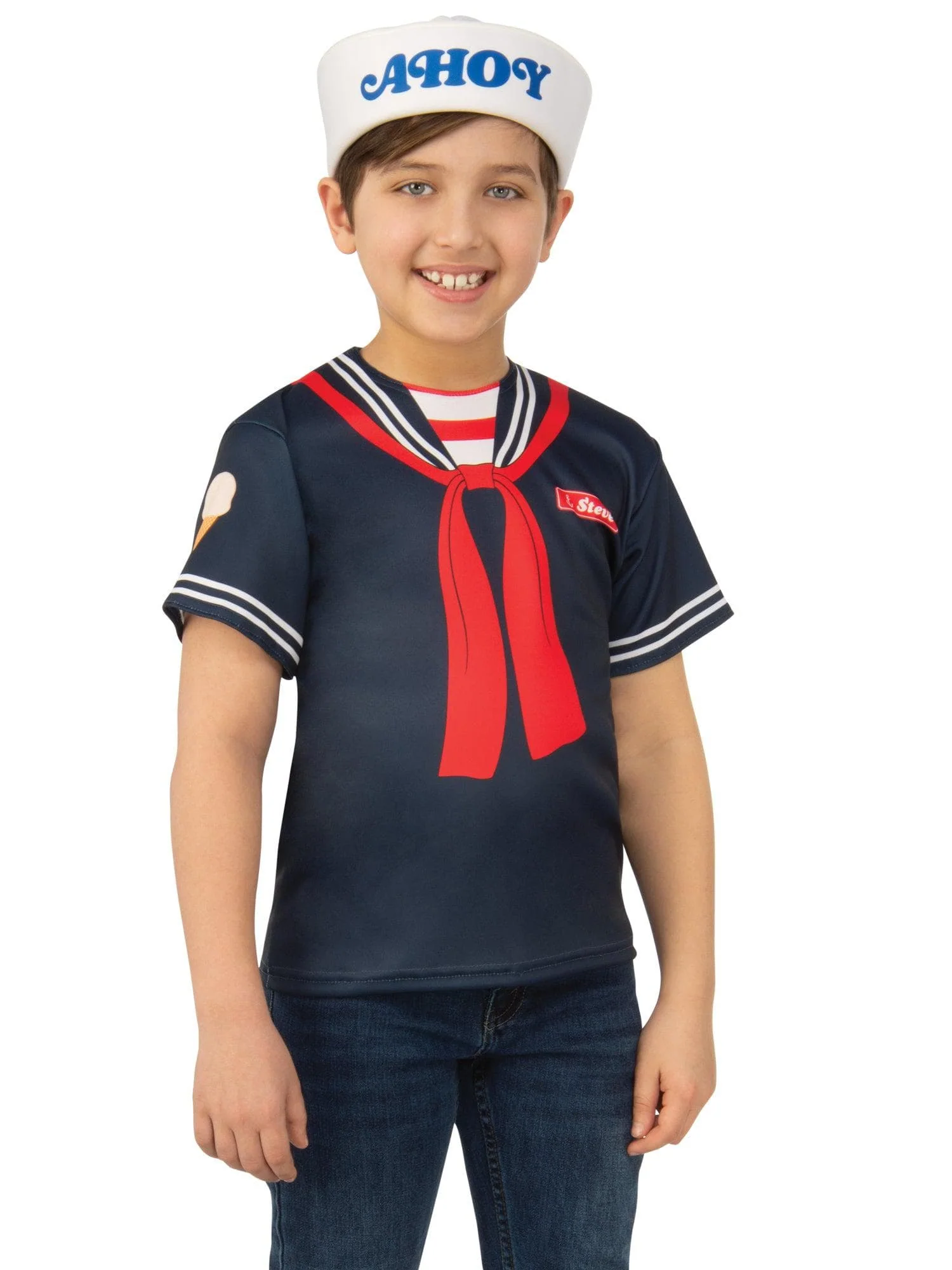 Boys' Stranger Things Steve Scoops Ahoy Costume
