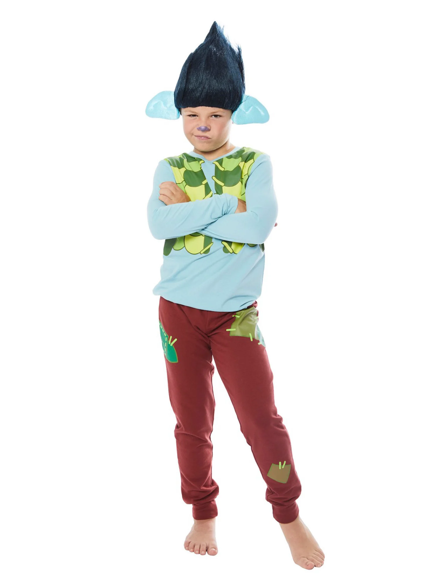 Boy's Trolls World Tour Branch Shirt and Pants Set - Image 2