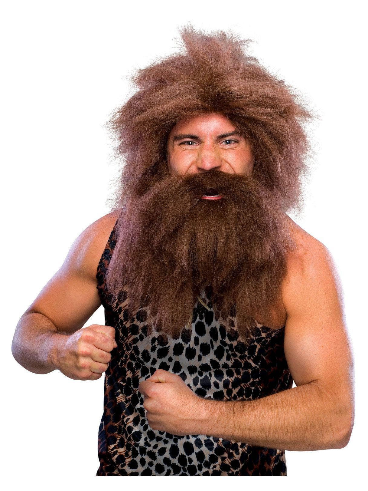 Men's Brown Caveman Wig